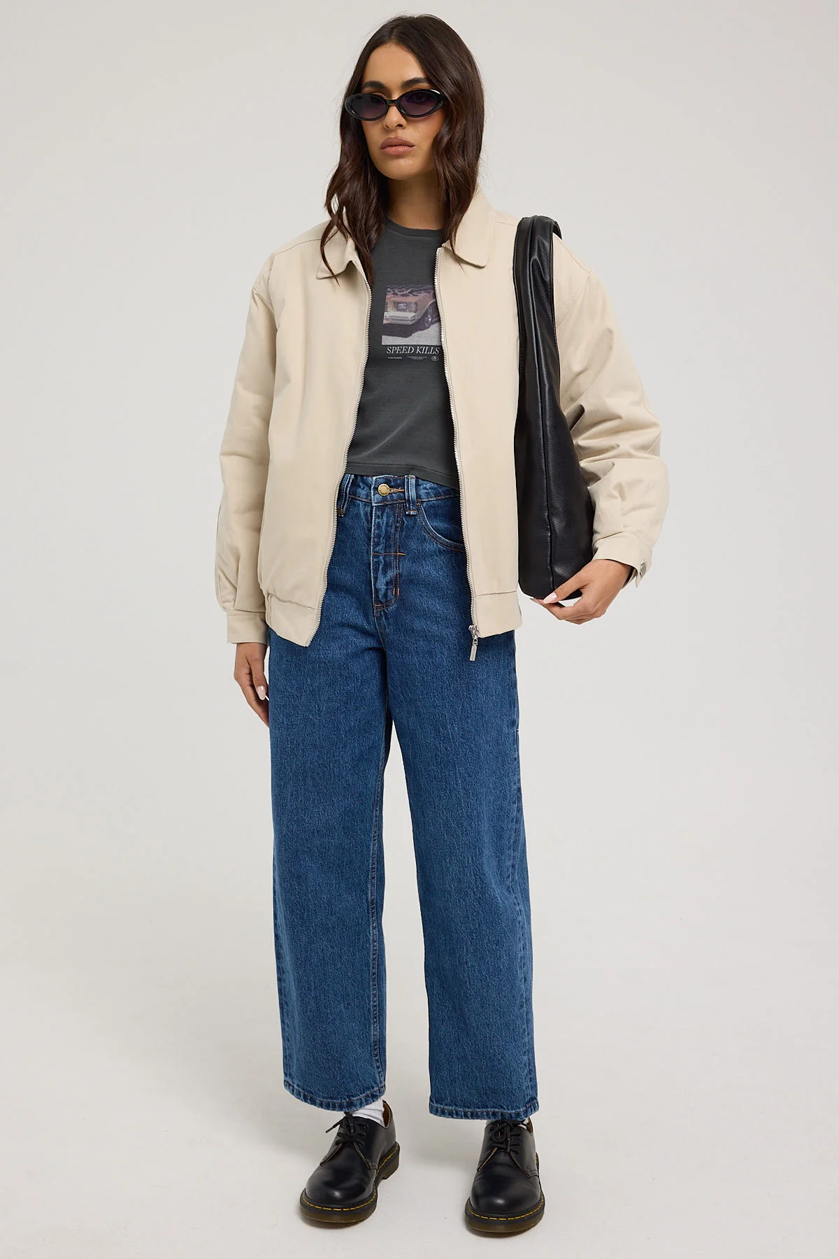 Thrills Big Slacker Wisdom Embro Jean Rinsed Blue - Image 2