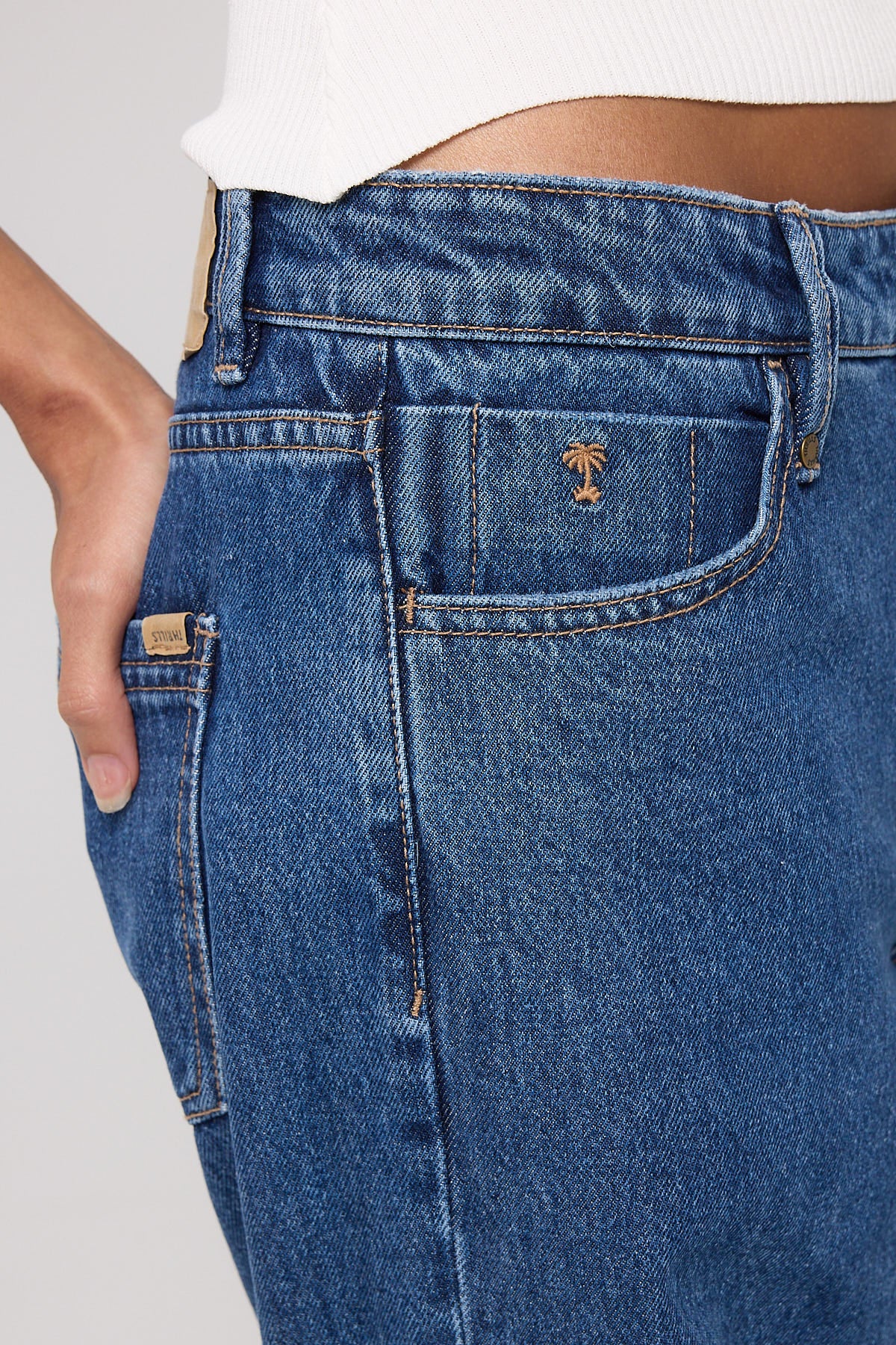 Thrills Billie Low Rise Baggy Jean Rinsed Blues - Image 8