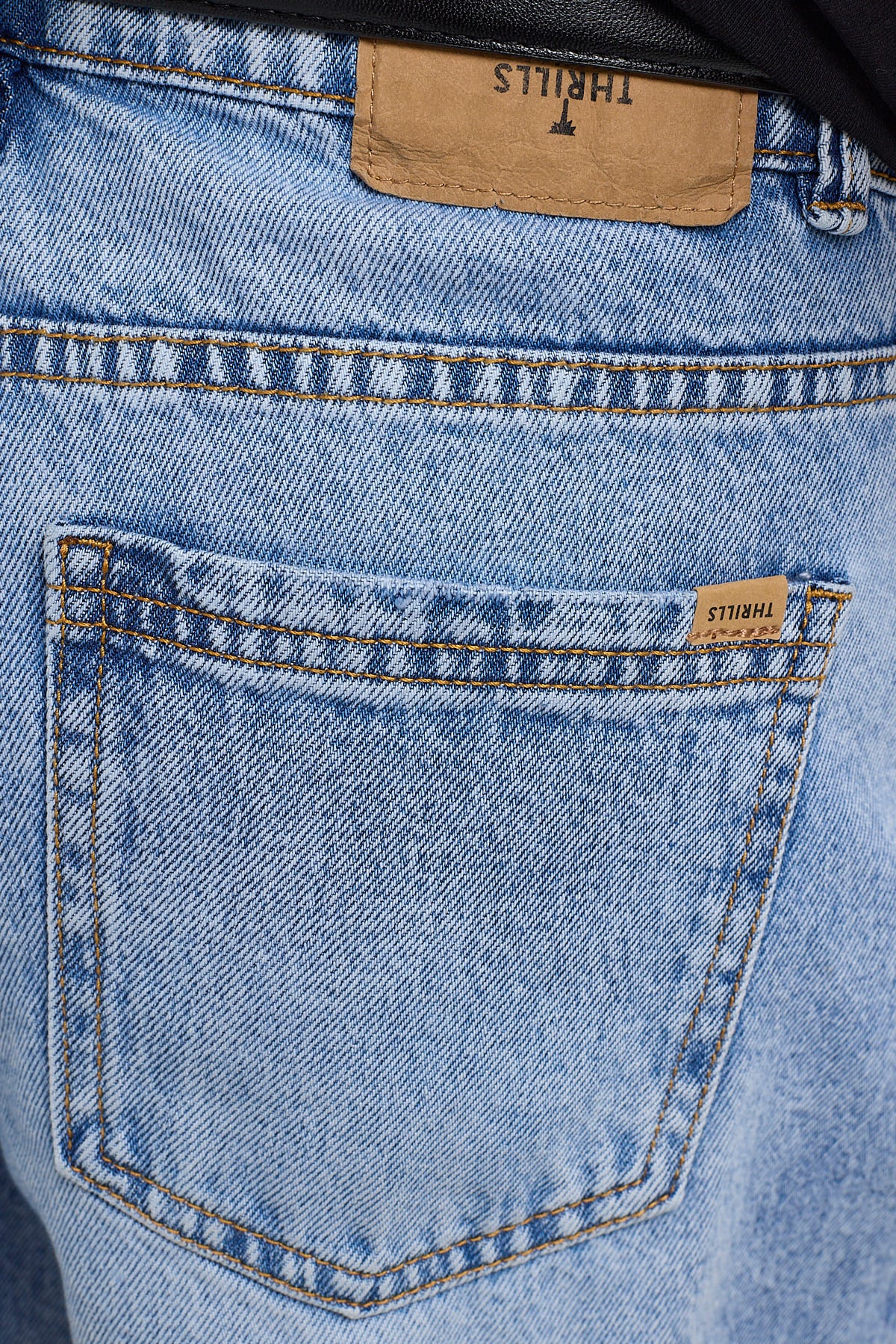 Thrills Billie Low Denim Short Tainted Blue - Image 4