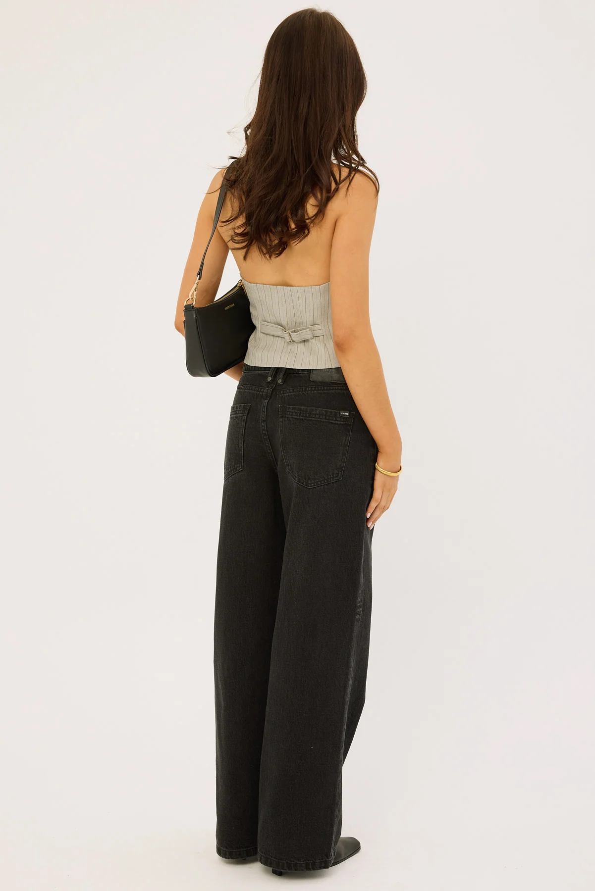 Thrills Billie Low Jean Aged Black - Image 6