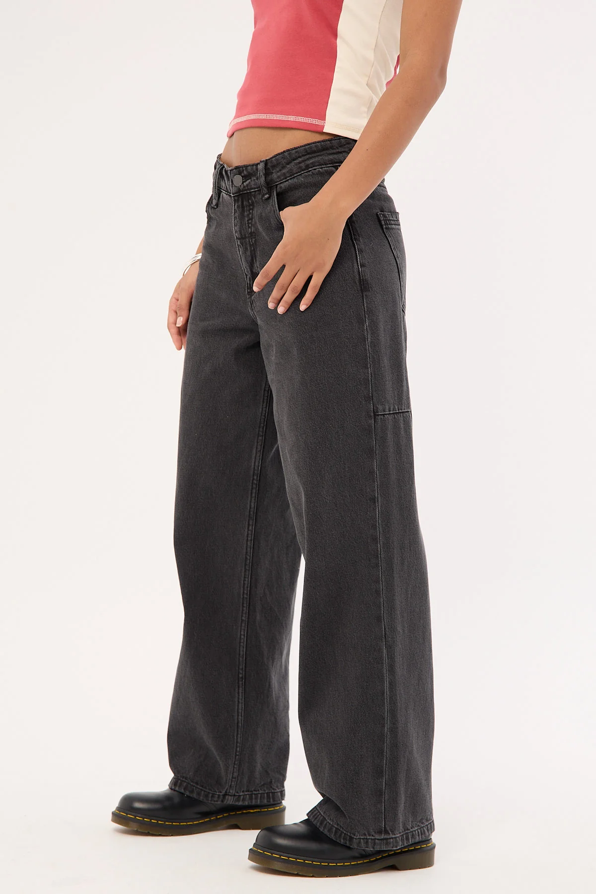 Thrills Billie Low Jean Ash Black - Image 5