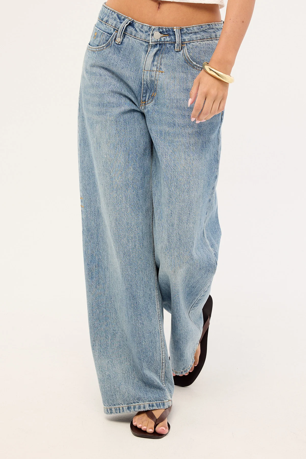 Thrills Billie Low Rise Dopamine Jean Rustic Fade - Image 2