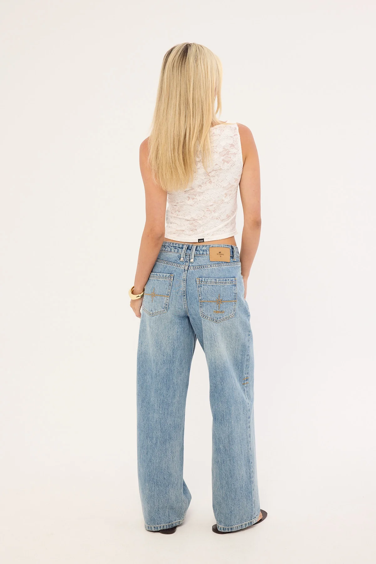 Thrills Billie Low Rise Dopamine Jean Rustic Fade - Image 5