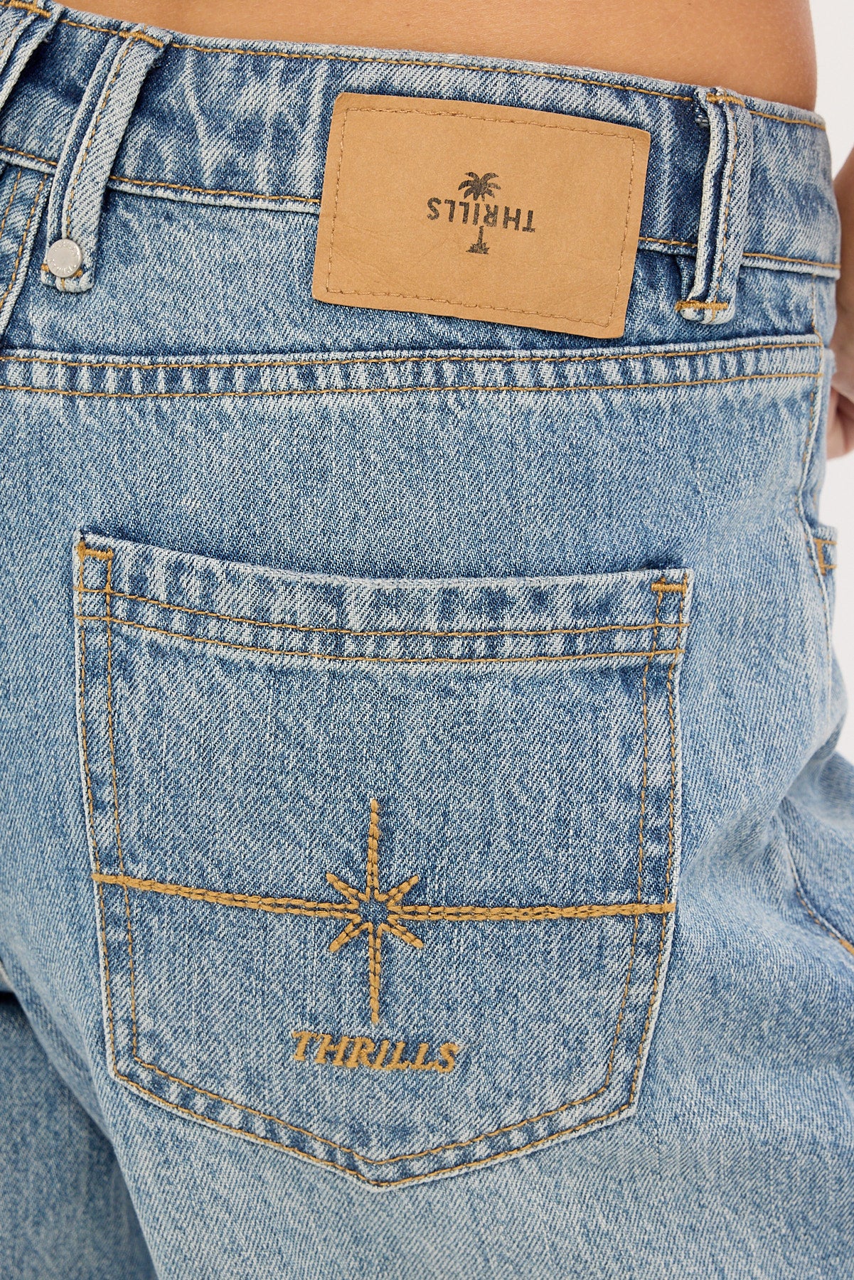 Thrills Billie Low Rise Dopamine Jean Rustic Fade - Image 6
