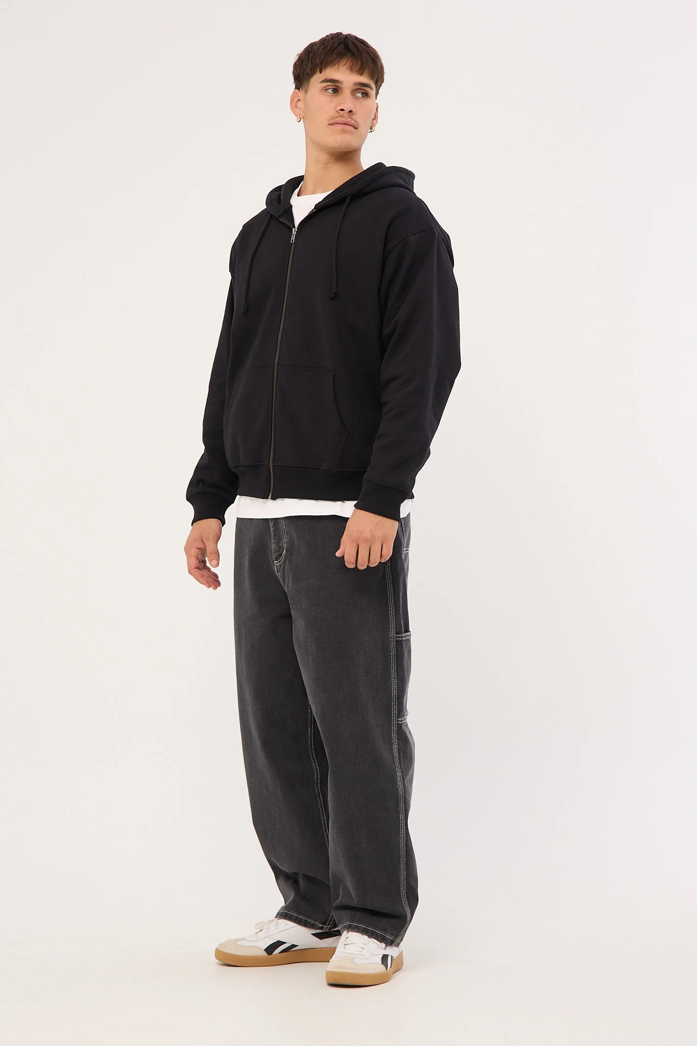 Thrills Bitten Twice Biggest Slacker Carpenter Jean Black Fade - Image 3