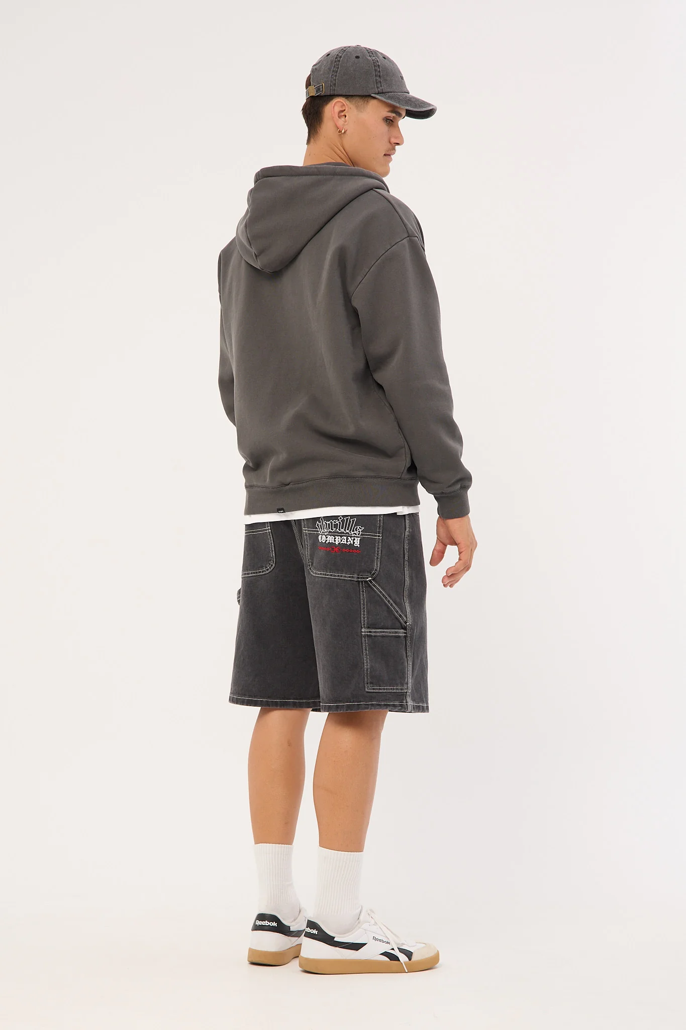 Thrills Bitten Twice Biggest Slacker Carpenter Short Black Fade - Image 5