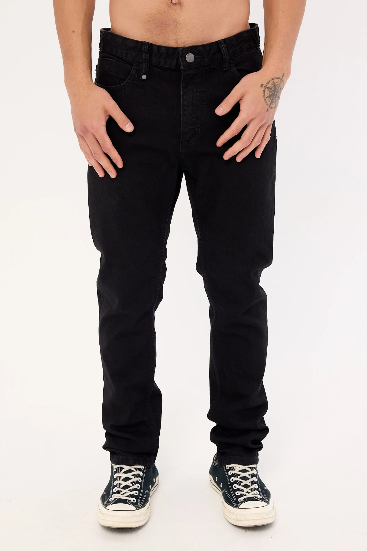Thrills Bones Denim Jean Black Rinse - Image 6