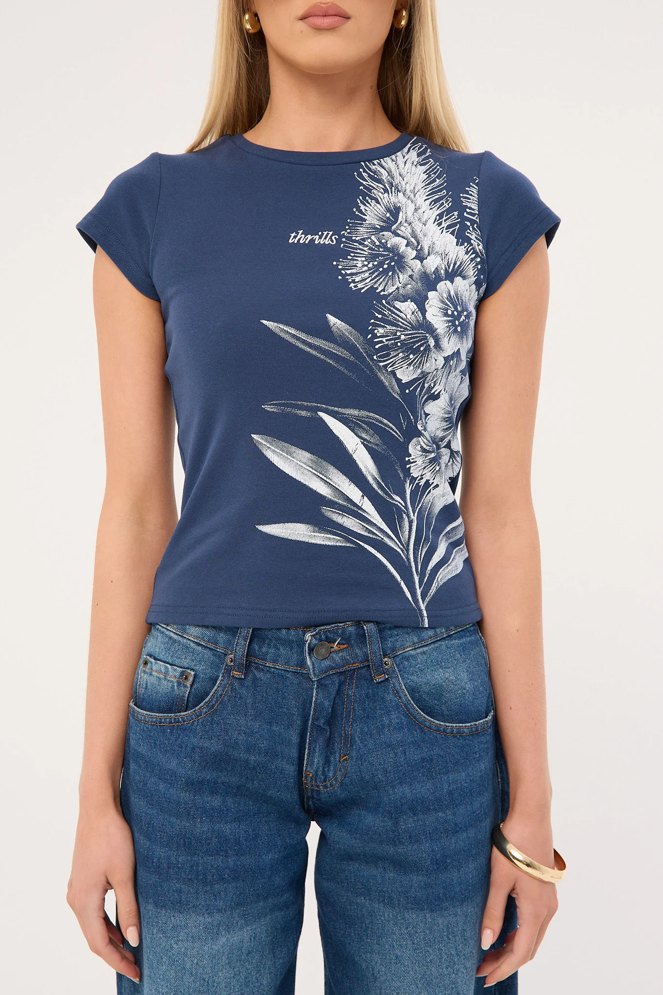 Thrills Boundless Club Tee Insignia Blue - Image 7