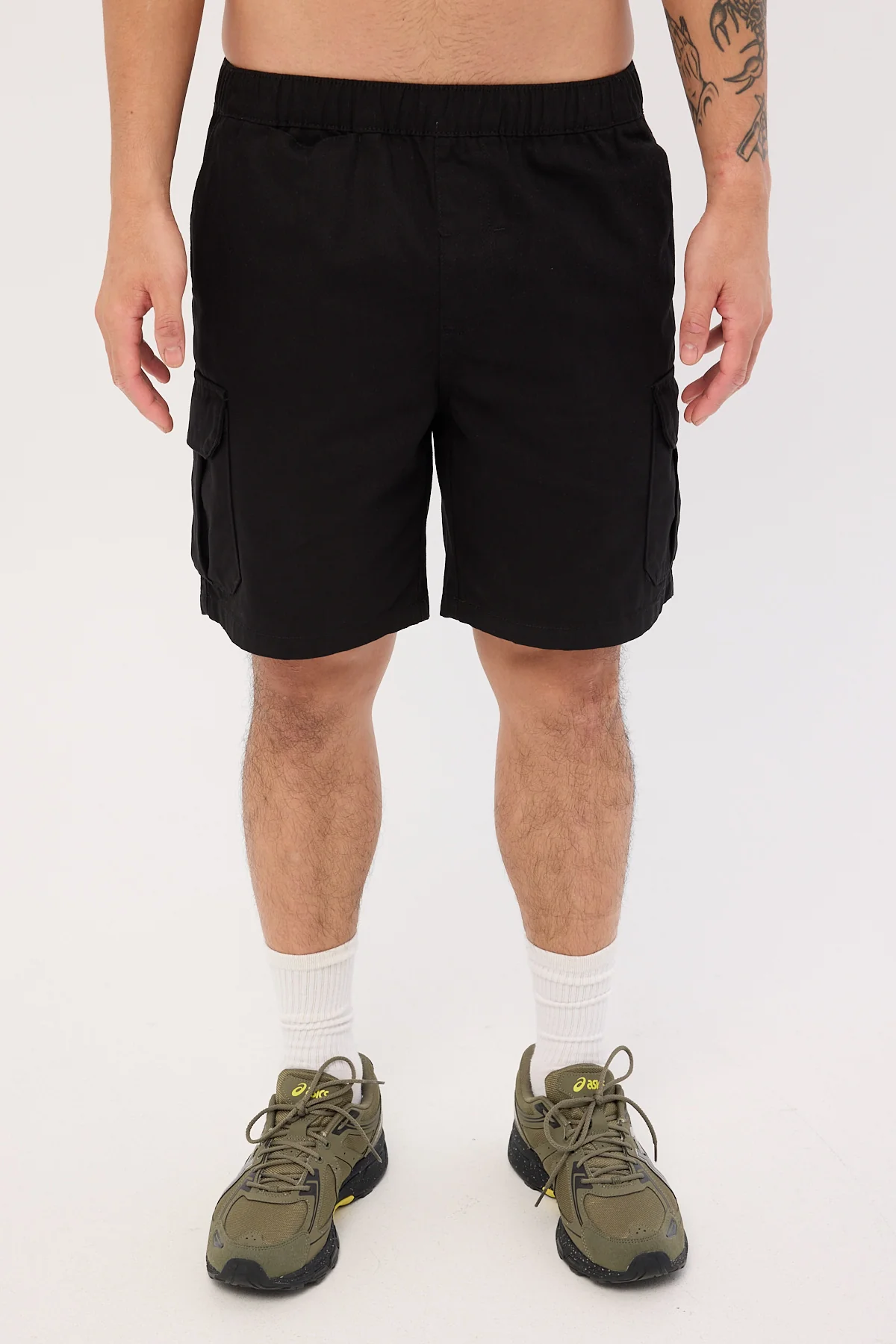 Thrills Bueno Elastic Cargo Short Black - Image 8