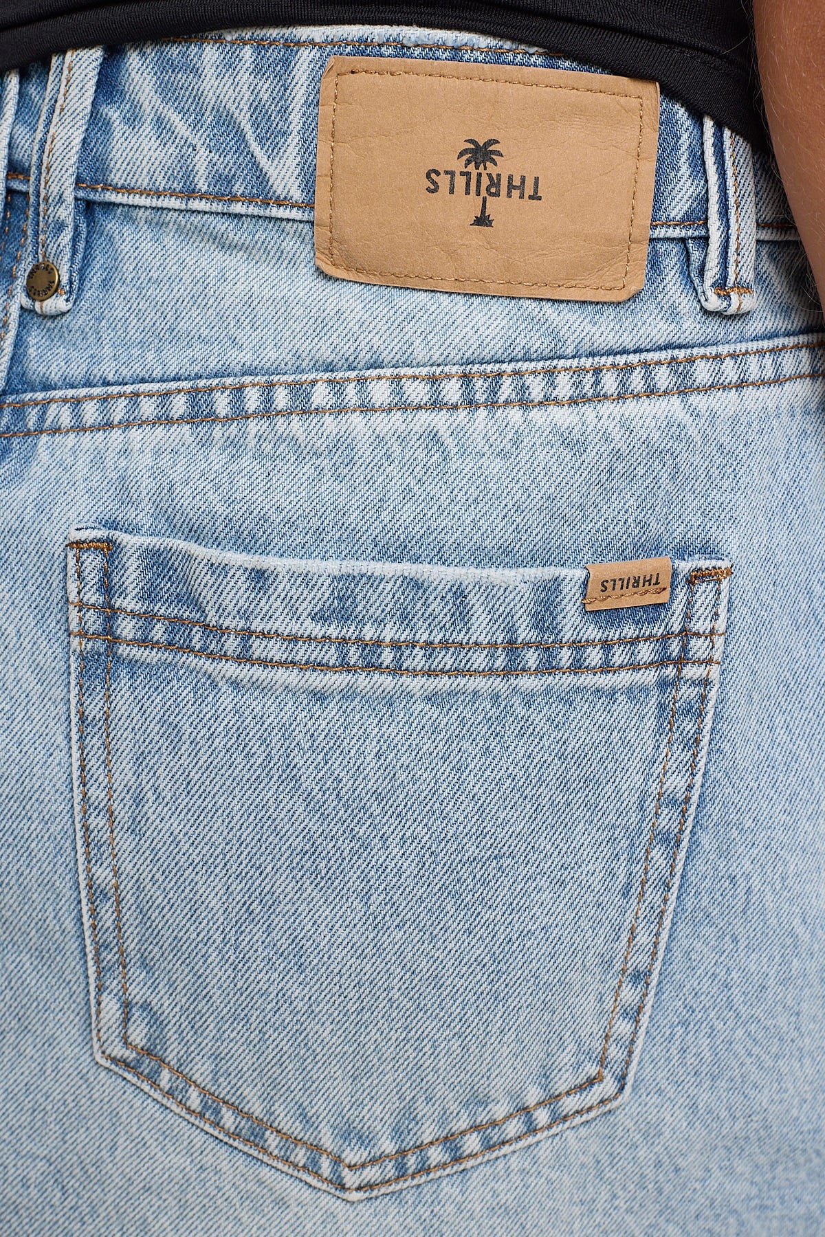 Thrills Candy Denim Skirt Tainted Blue - Image 5