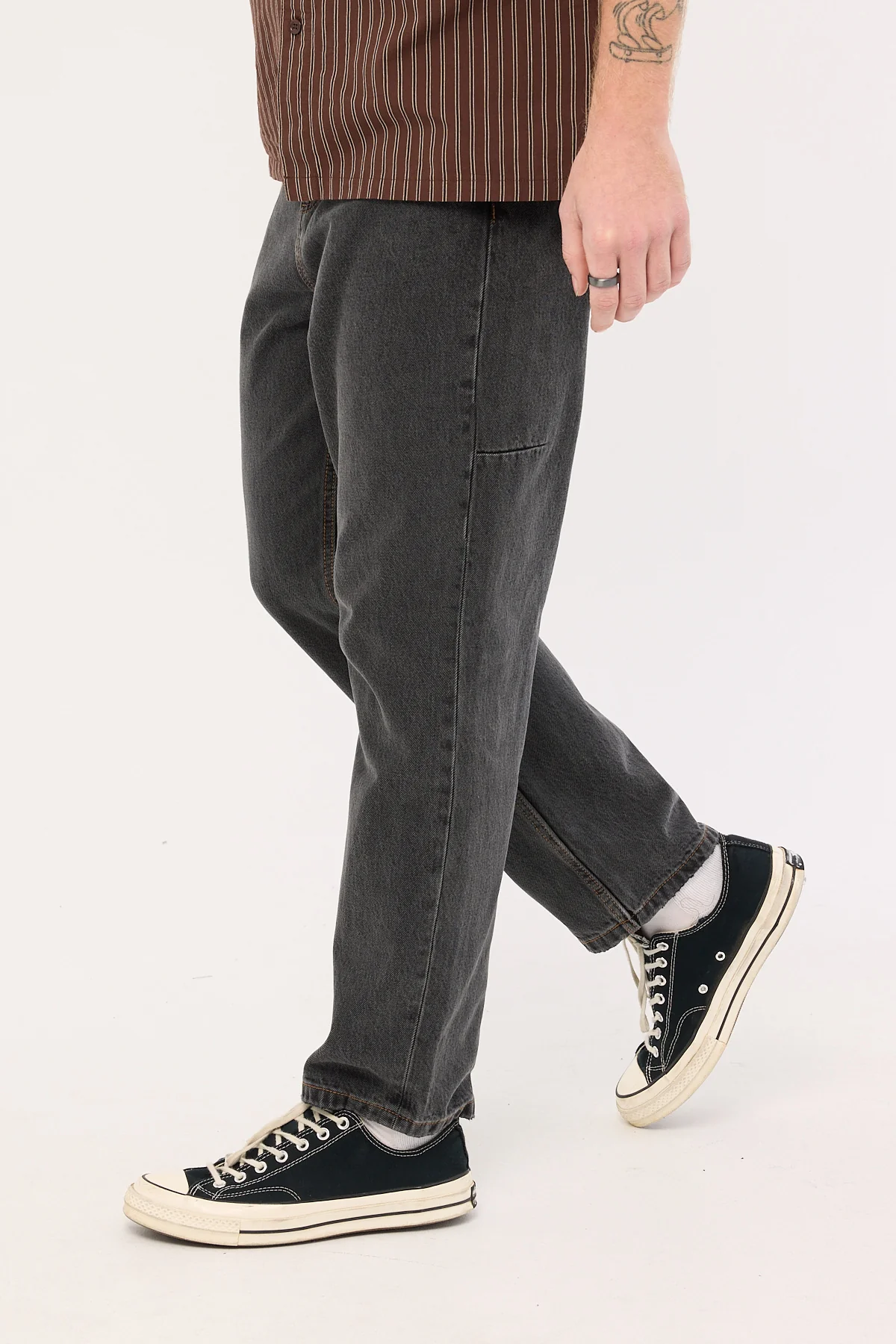Thrills Cheap Thrills Slacker Jean Ash Black - Image 4