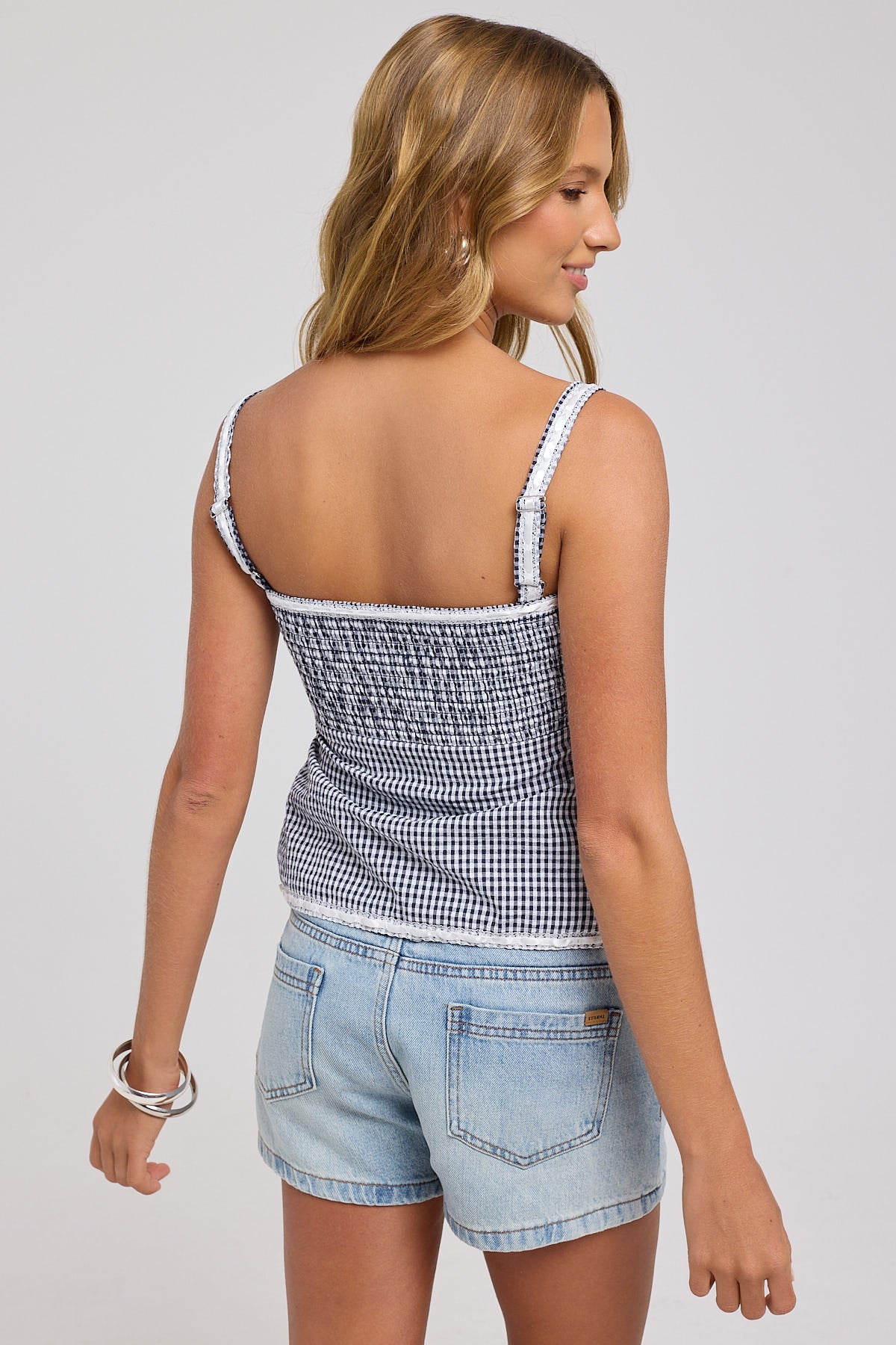 Thrills Daria Denim Short Tainted Blue - Image 4