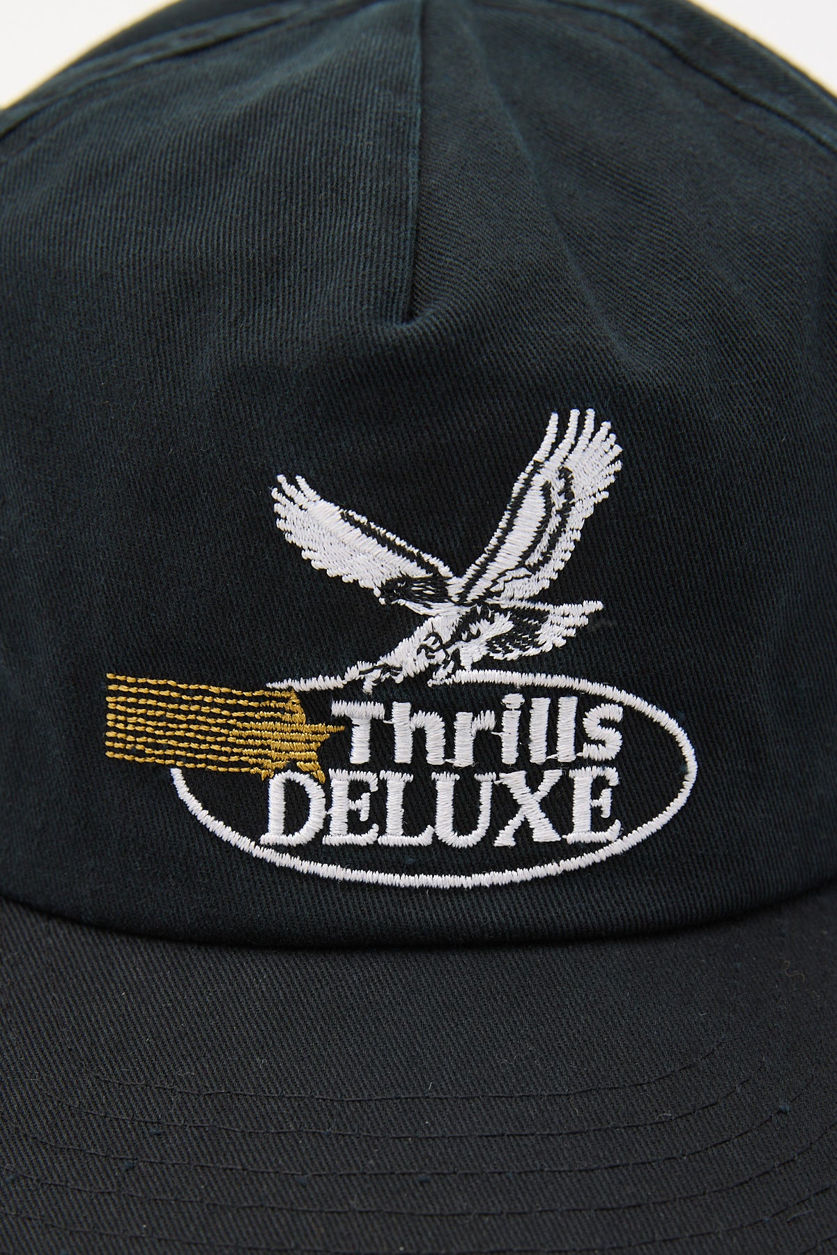 Thrills Deluxe 5 Panel Cap Black - Image 4