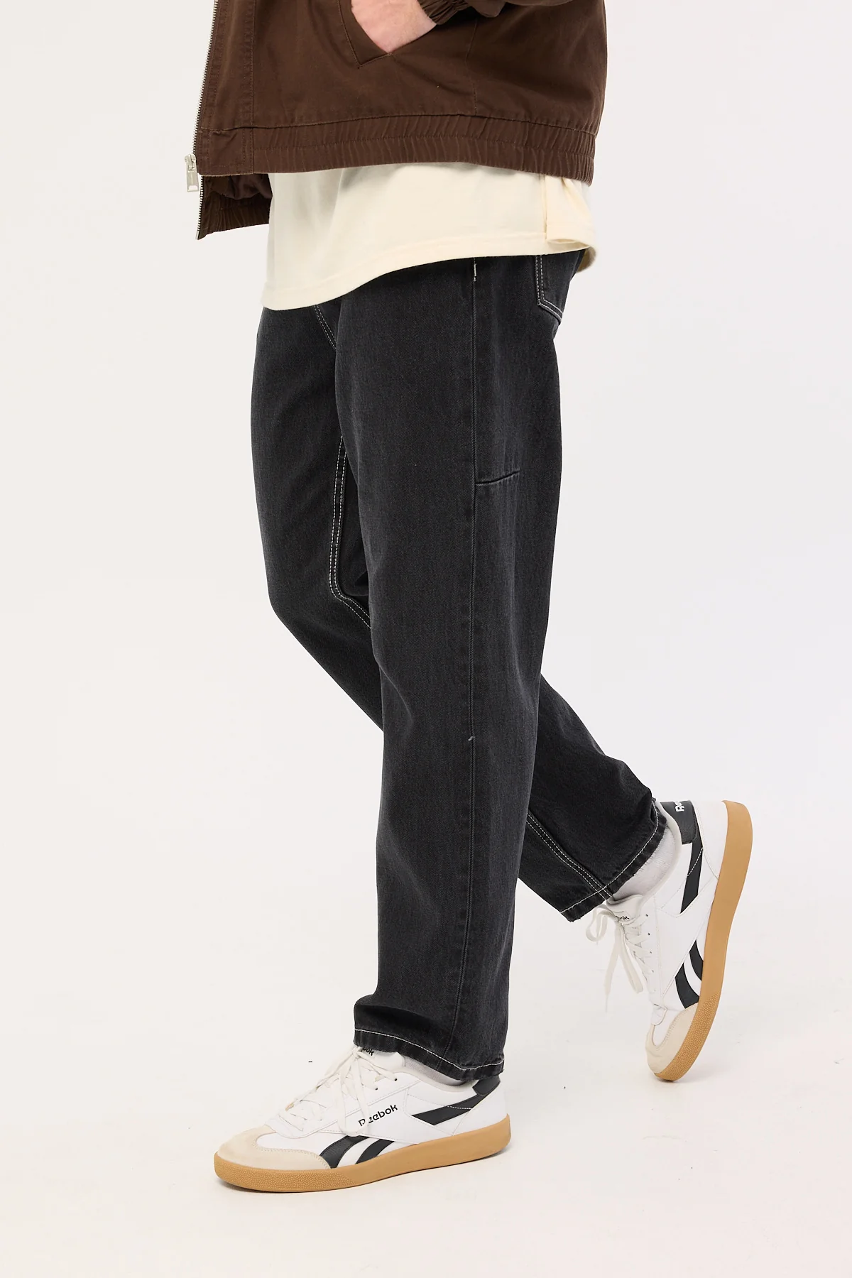 Thrills Double Time Slacker Jean Aged Black - Image 3