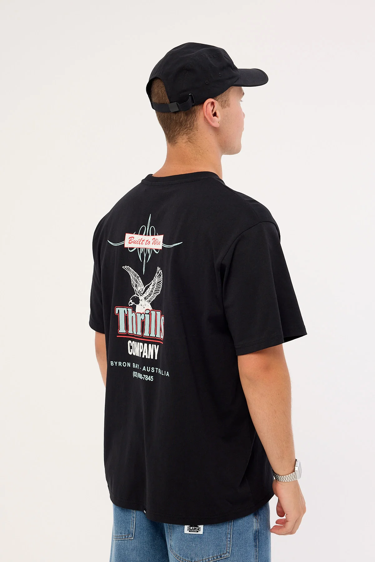 Thrills Forged Freedom Merch Fit Tee Black - Image 6