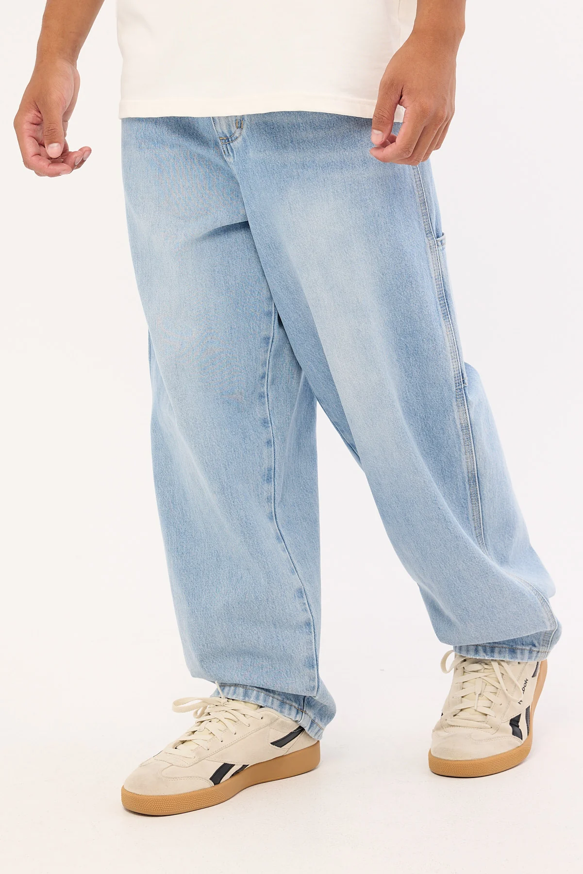 Thrills Glory Biggest Slacker Baggy Carpenter Jean Endless Blue - Image 3