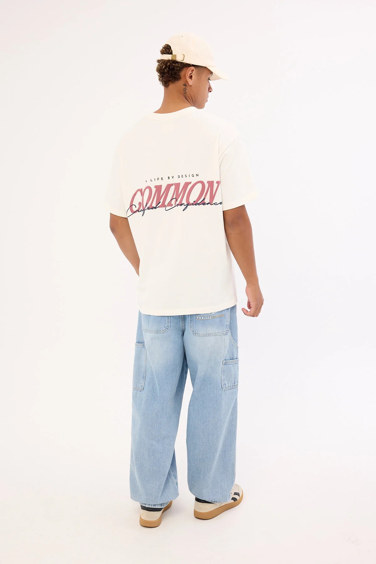 Thrills Glory Biggest Slacker Baggy Carpenter Jean Endless Blue - Image 5