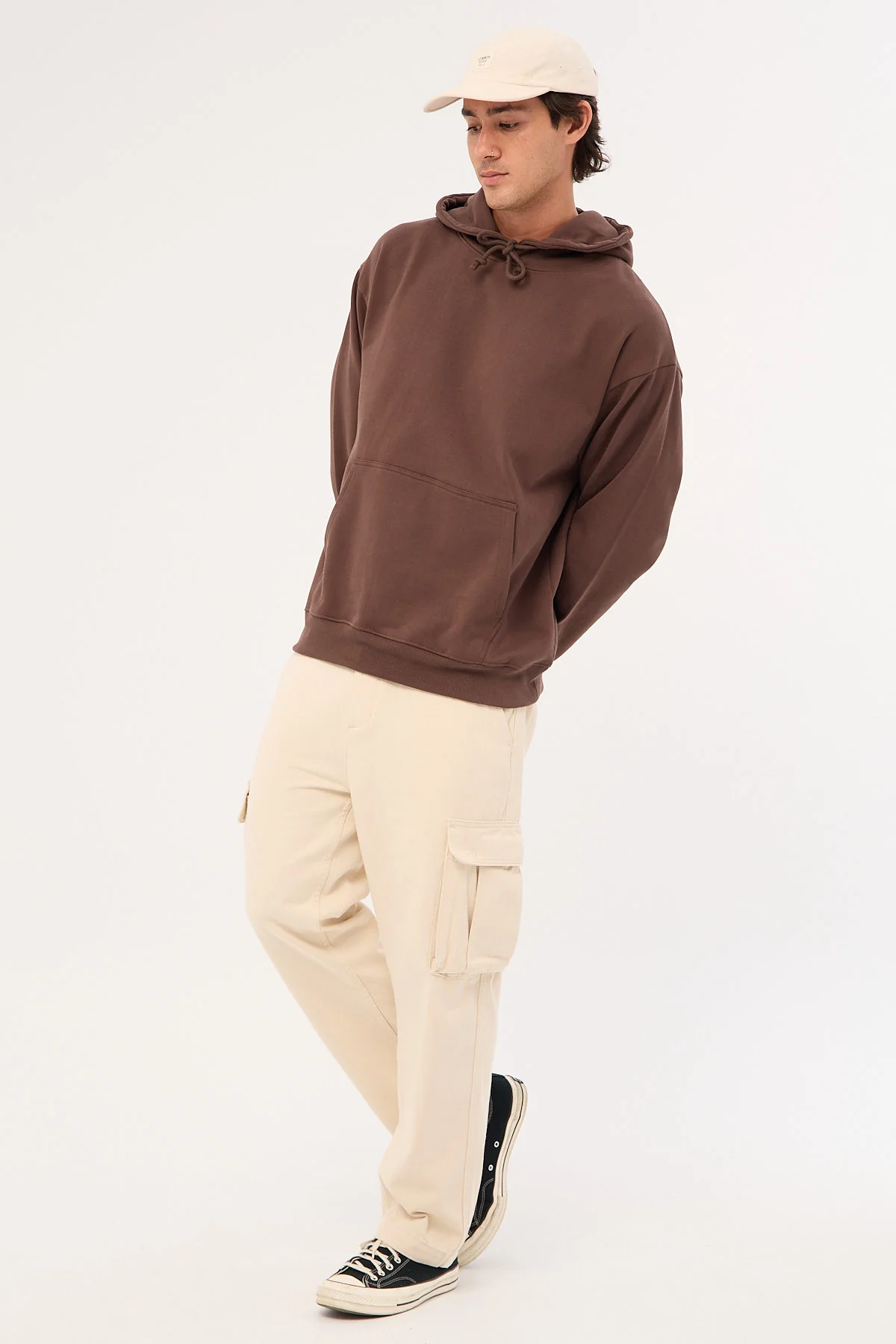 Thrills Hard Yakka x Thrills Slacker Cargo Pant Unchleached - Image 5