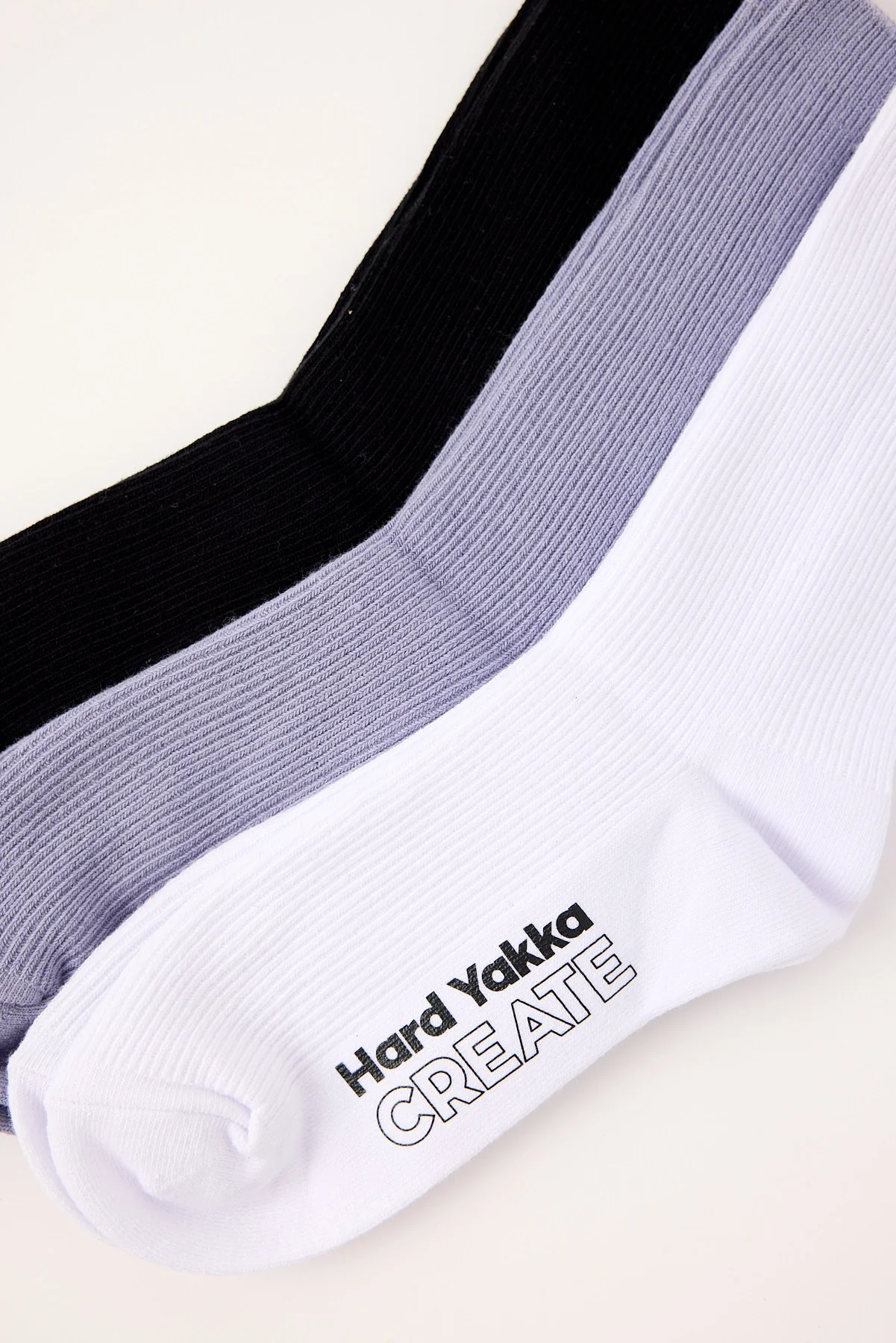 Thrills HYC 3 Pack Socks Grey Ridge/White/Black - Image 2
