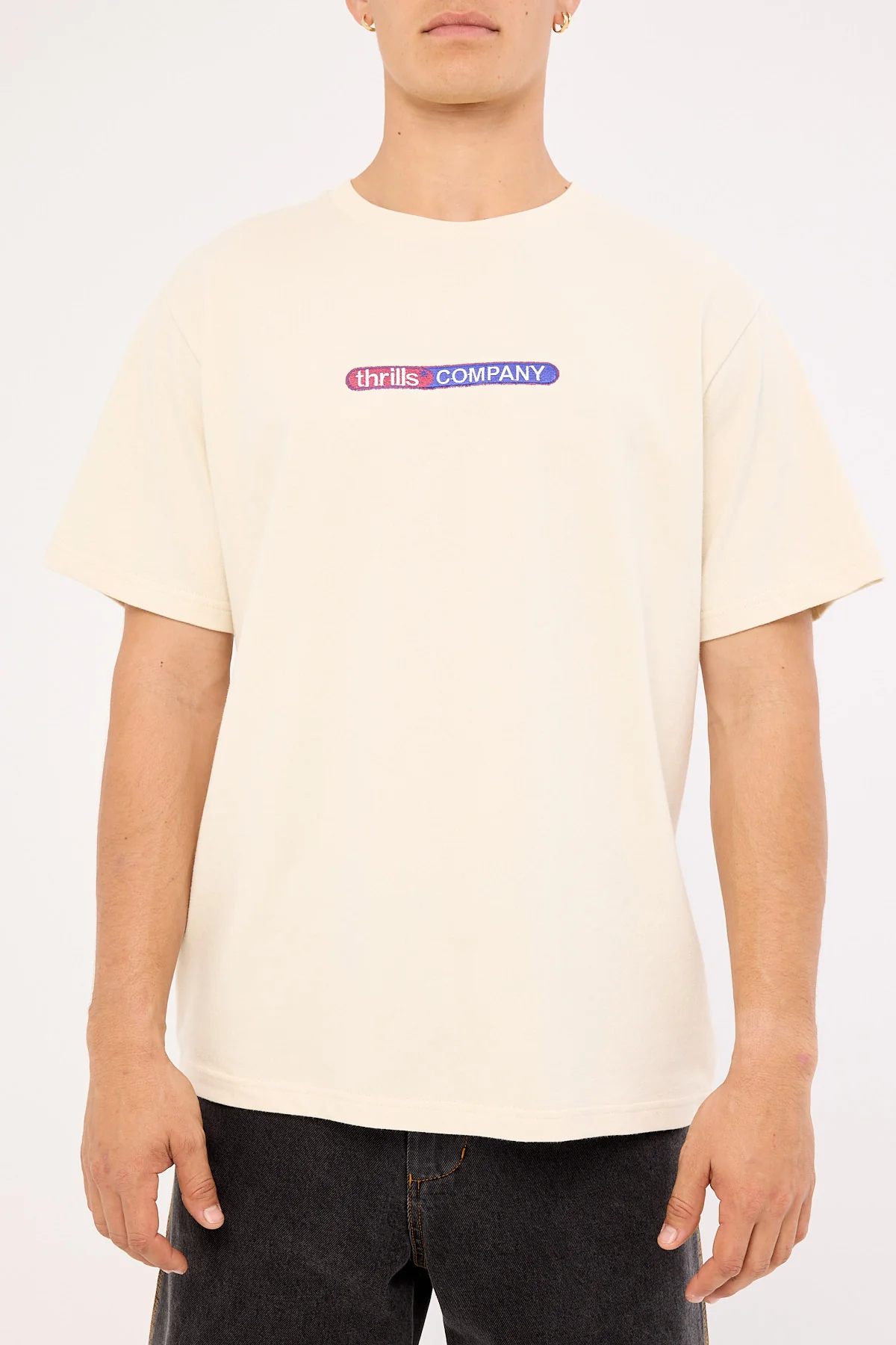 Thrills Immersion Merch Fit Tee Heritage White - Image 6
