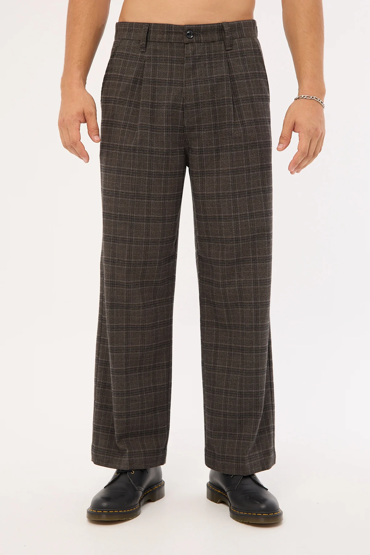 Thrills Jacob Plaid Pant Black - Image 10
