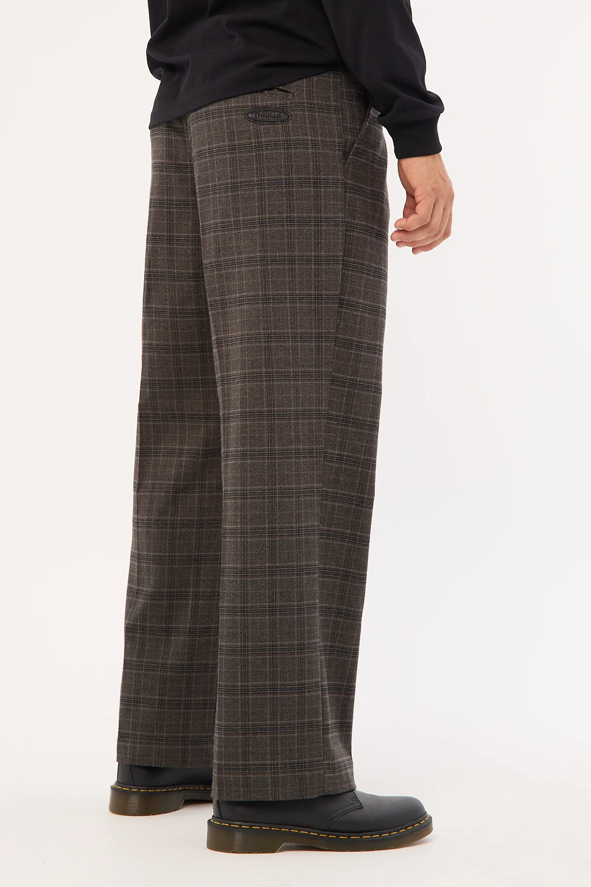Thrills Jacob Plaid Pant Black - Image 8