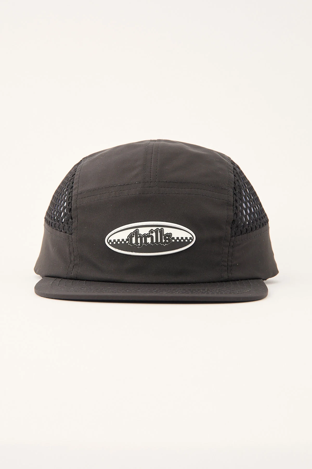 Thrills Lifted 5 Panel Cap Black