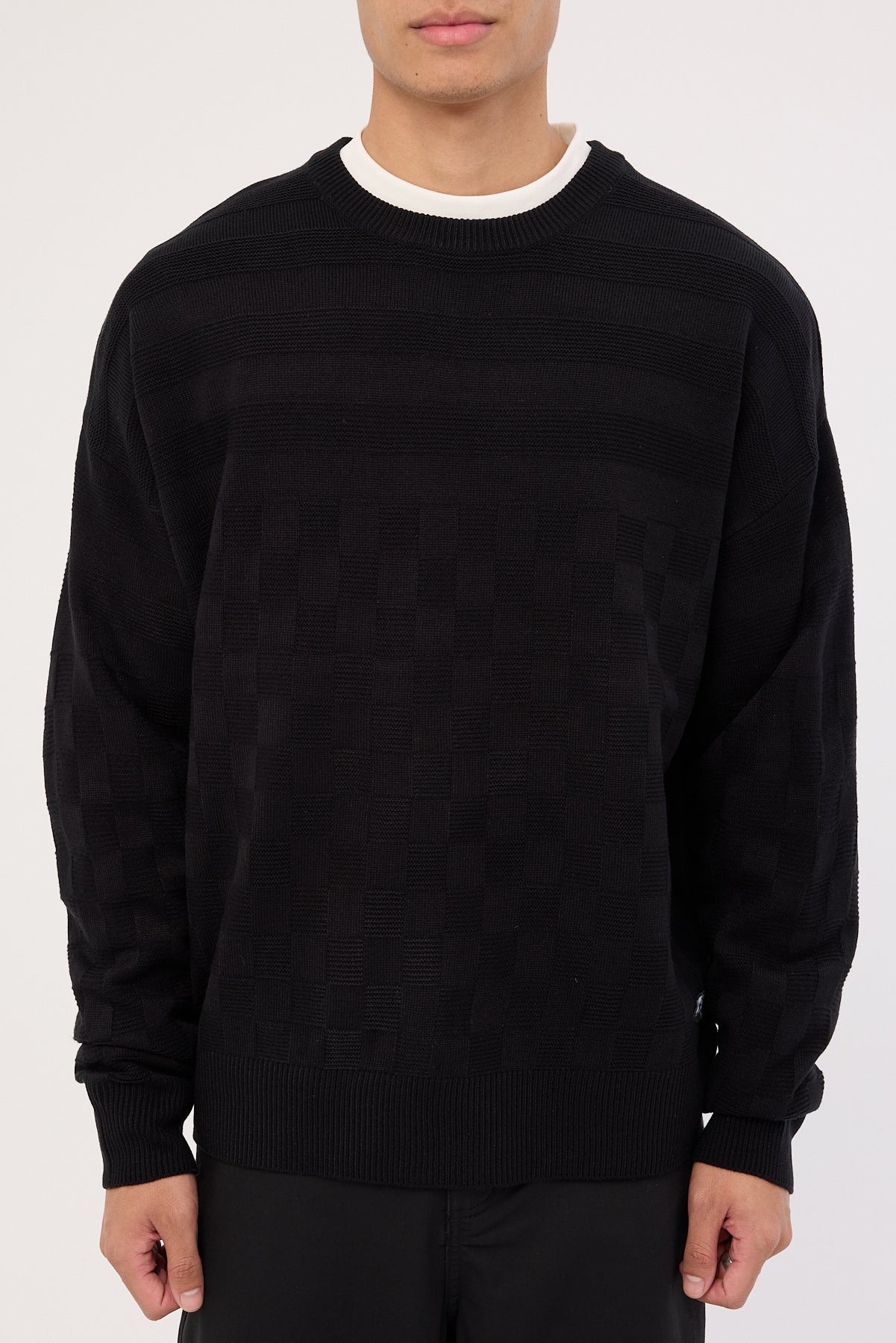 Thrills Lifted Spirits Crew Knit Black - Image 6