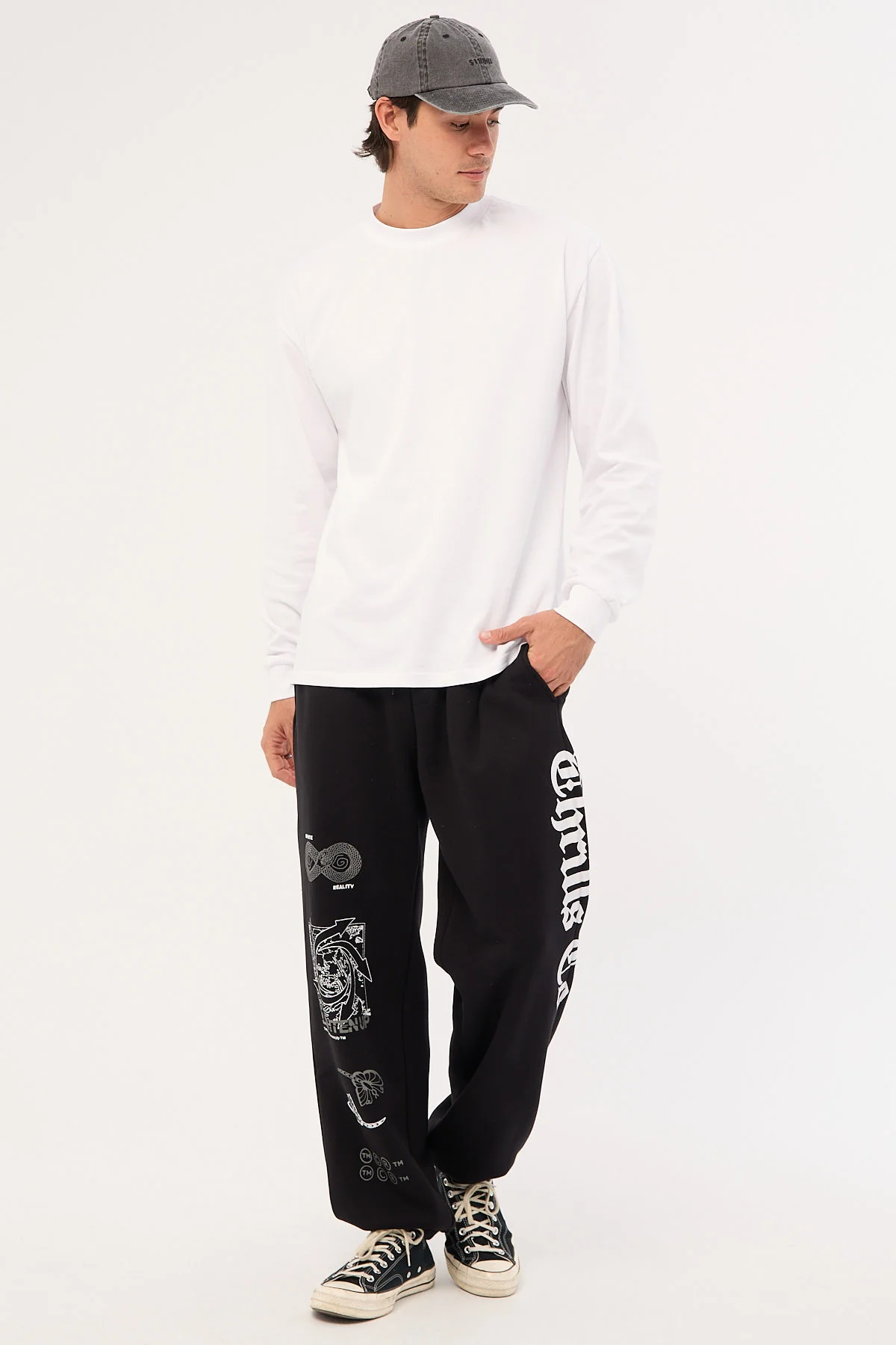 Thrills Lighten Up Fleece Pant Black - Image 2