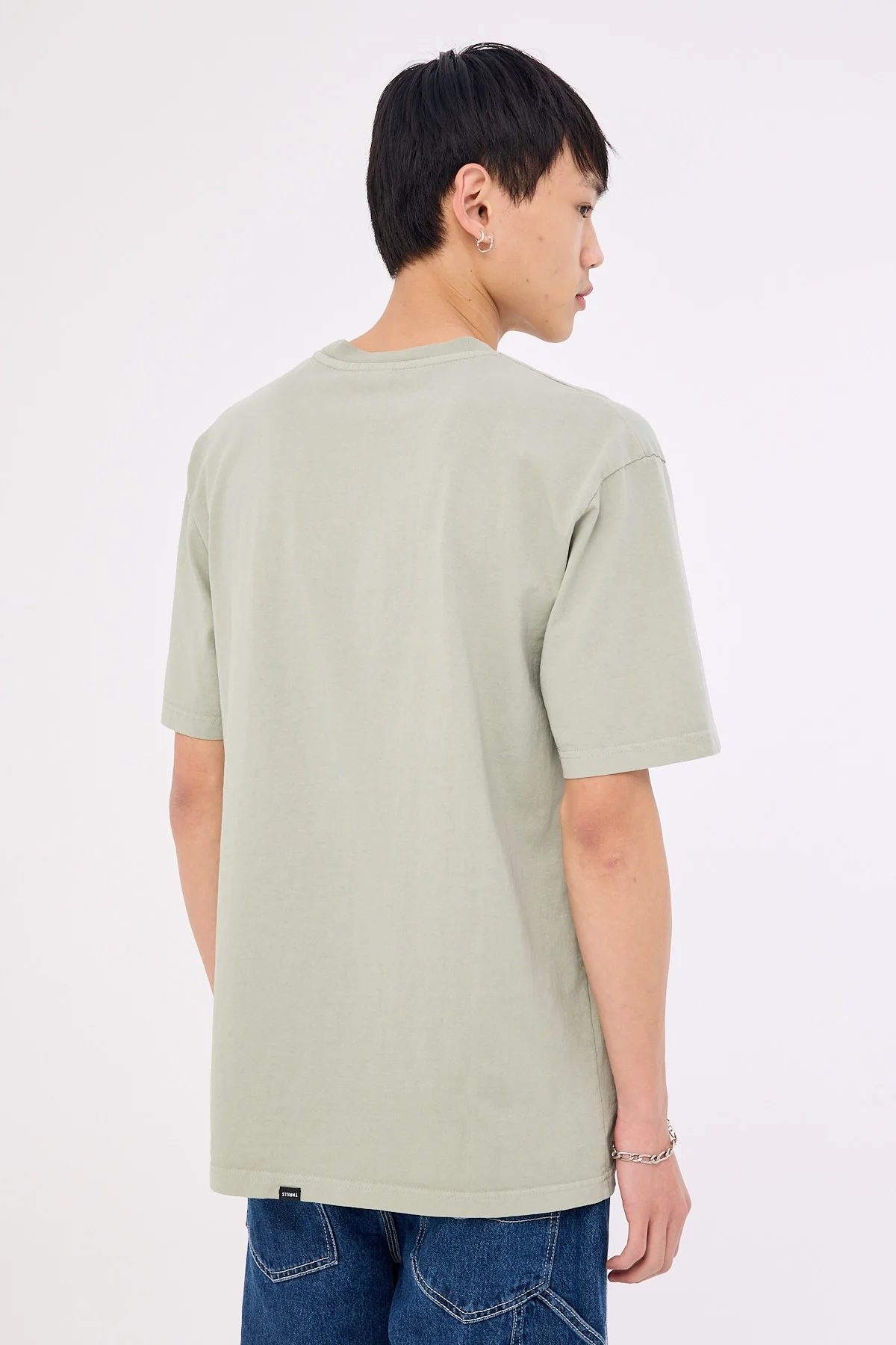 Thrills Make A Wish Oversize Fit Tee Dirty Sage - Image 4