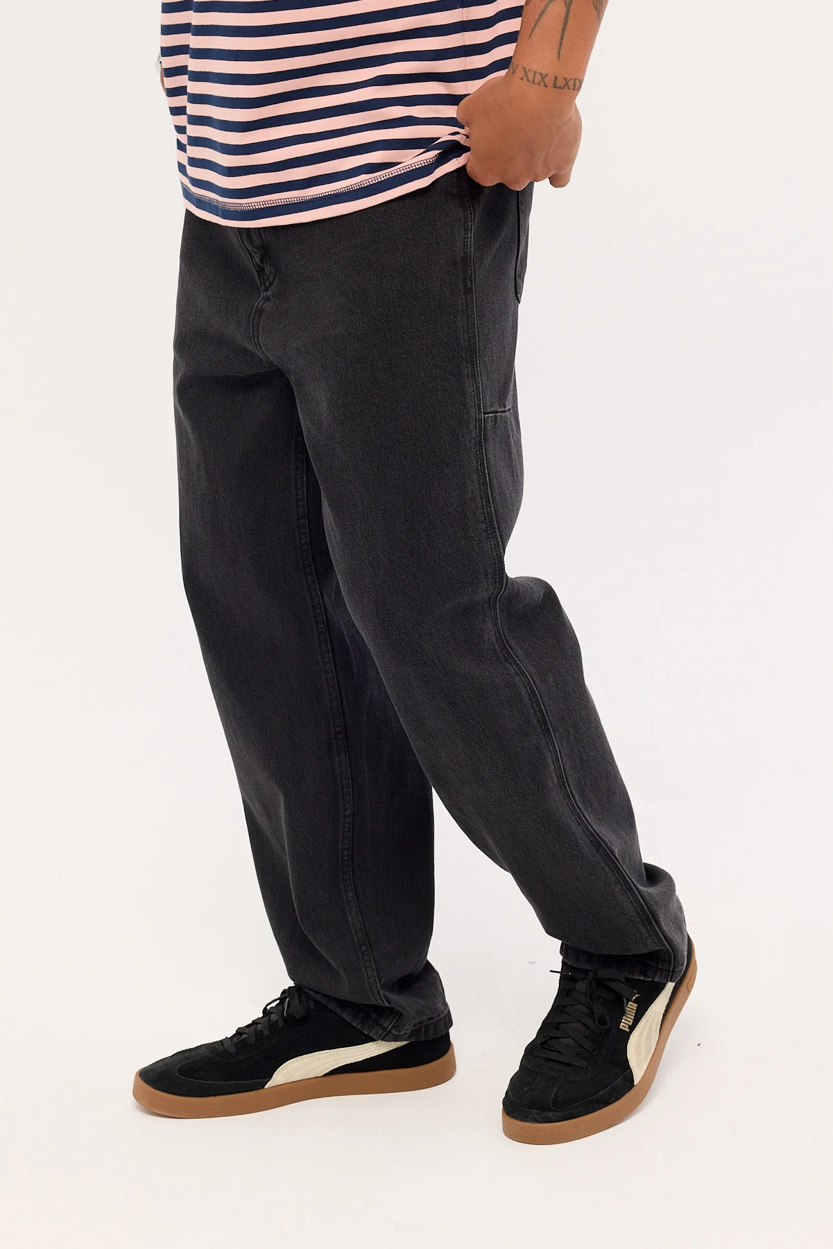 Thrills Mid Slacker Denim Jean Aged Black - Image 3