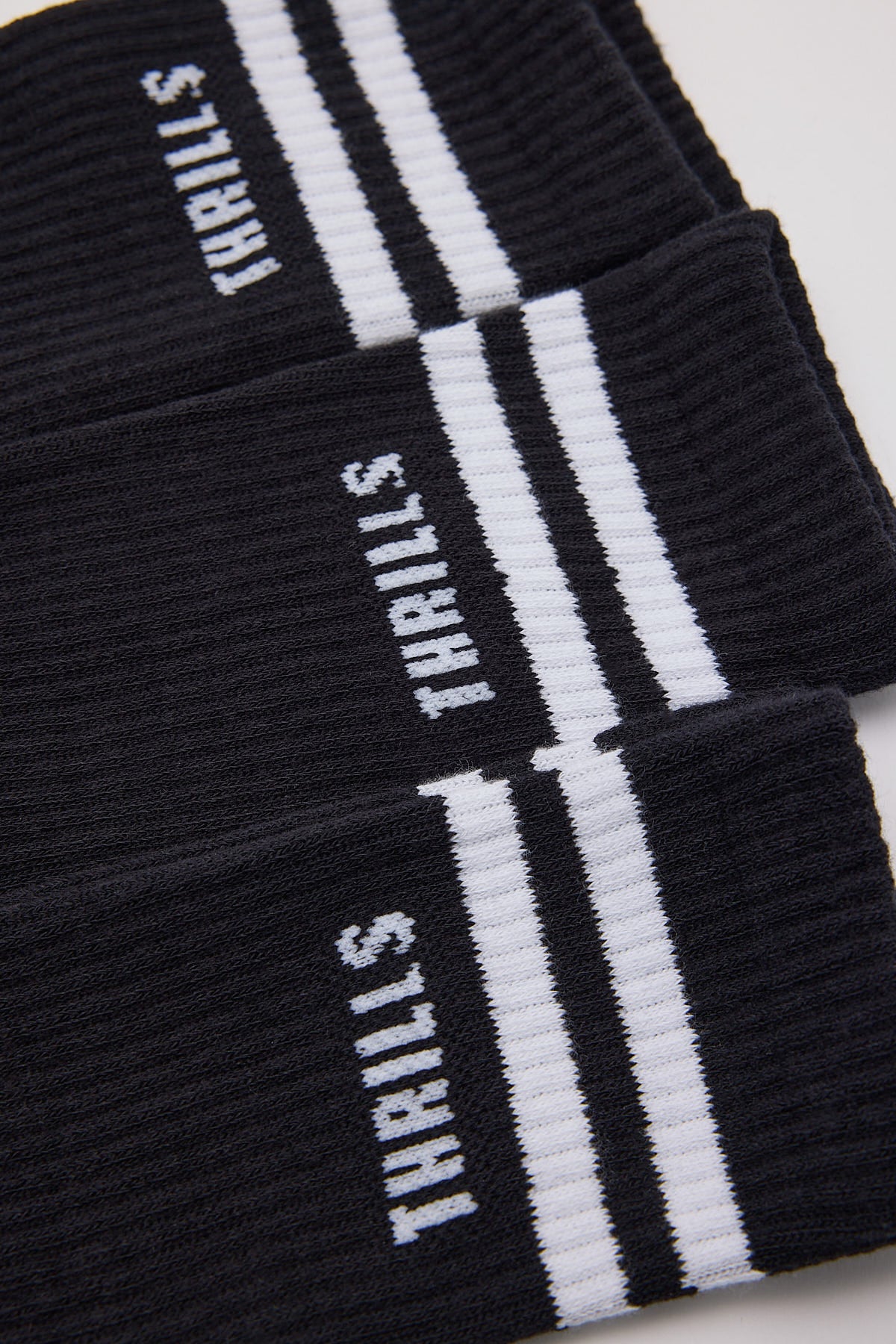 Thrills Minimal Thrills 3 Pack Sock Black - Image 2