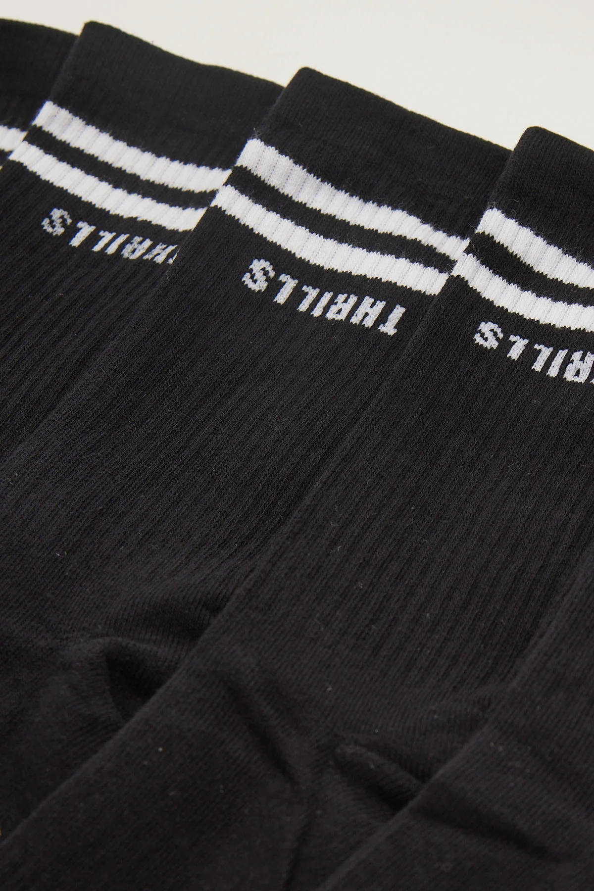 Thrills Minimal Thrills 5 Pack Sock Black - Image 2