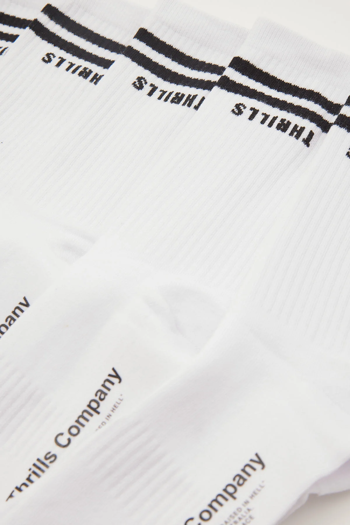 Thrills Minimal Thrills 5 Pack Sock White - Image 2