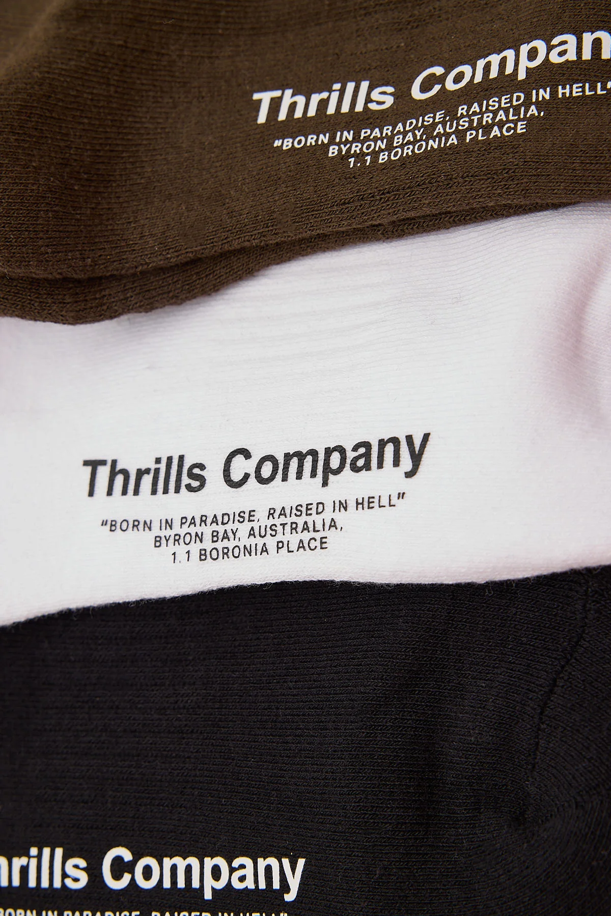 Thrills Minimal Thrills Minimal 3 Pack Sock White/Tarmac/Black - Image 3