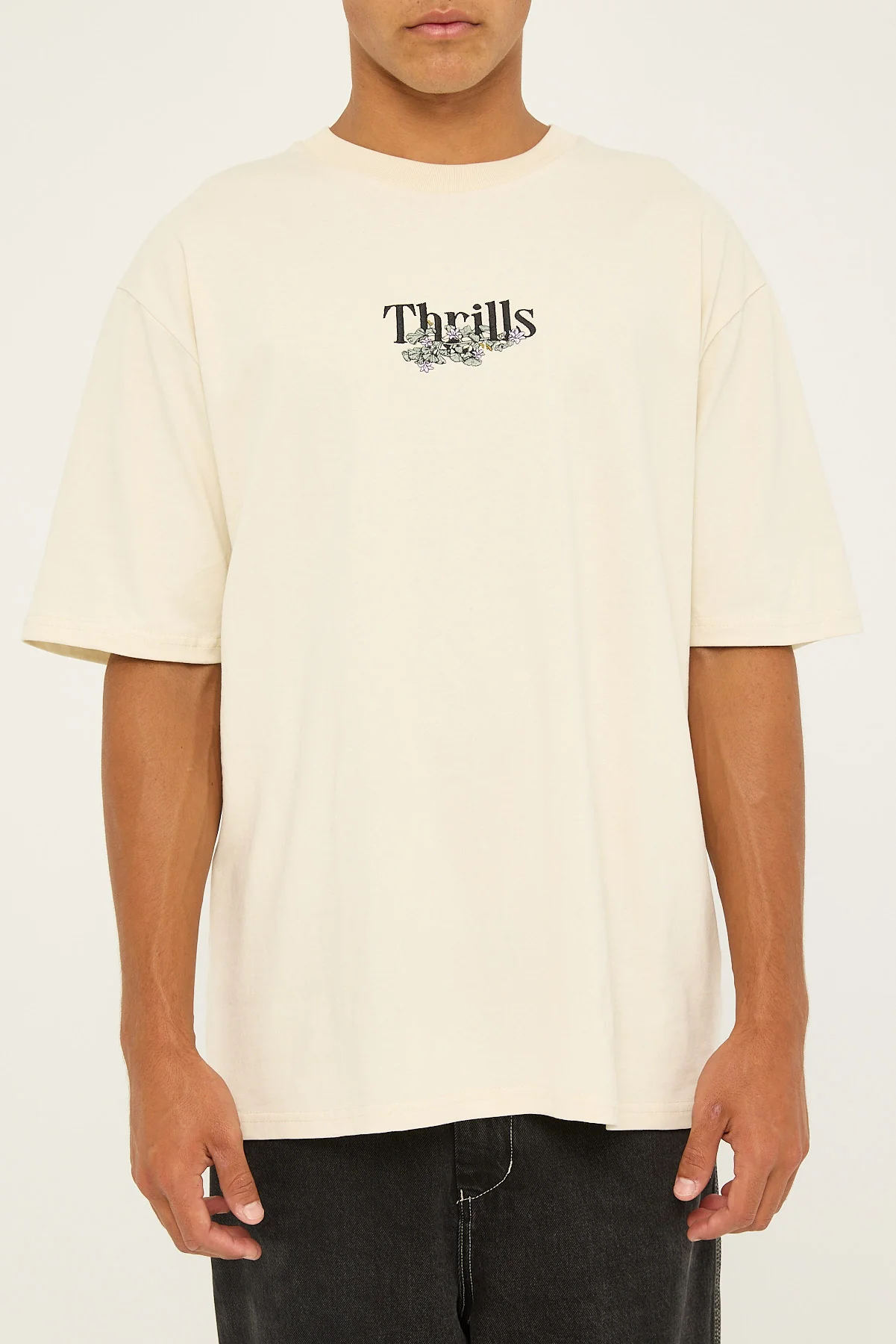Thrills New Growth Oversize Fit Tee Hertiage White - Image 6
