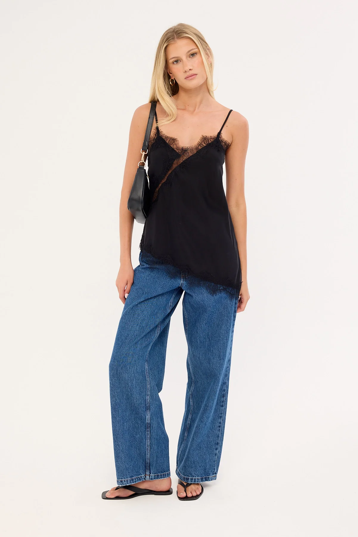 Thrills New Romance Lace Cami Black - Image 2