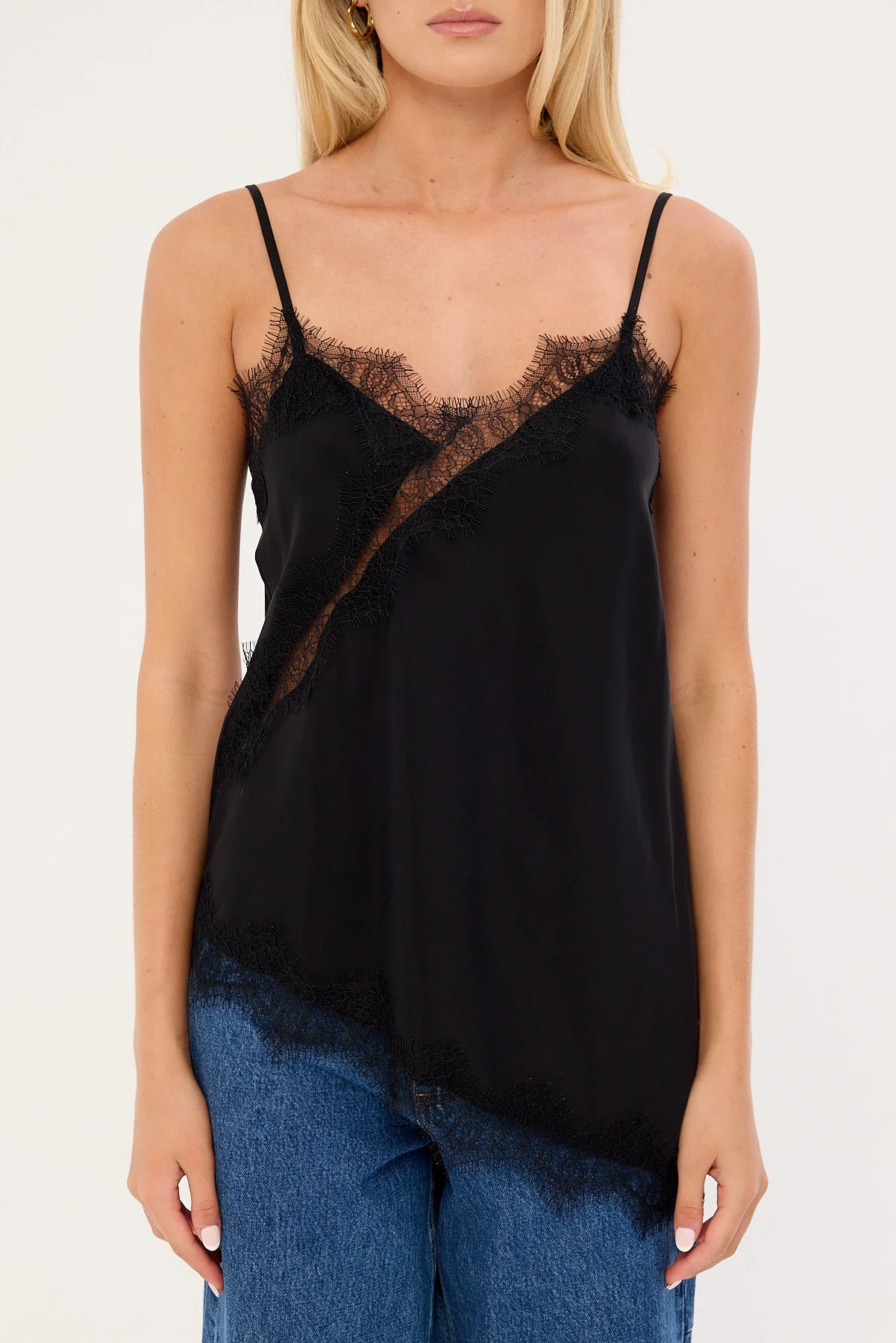 Thrills New Romance Lace Cami Black - Image 6