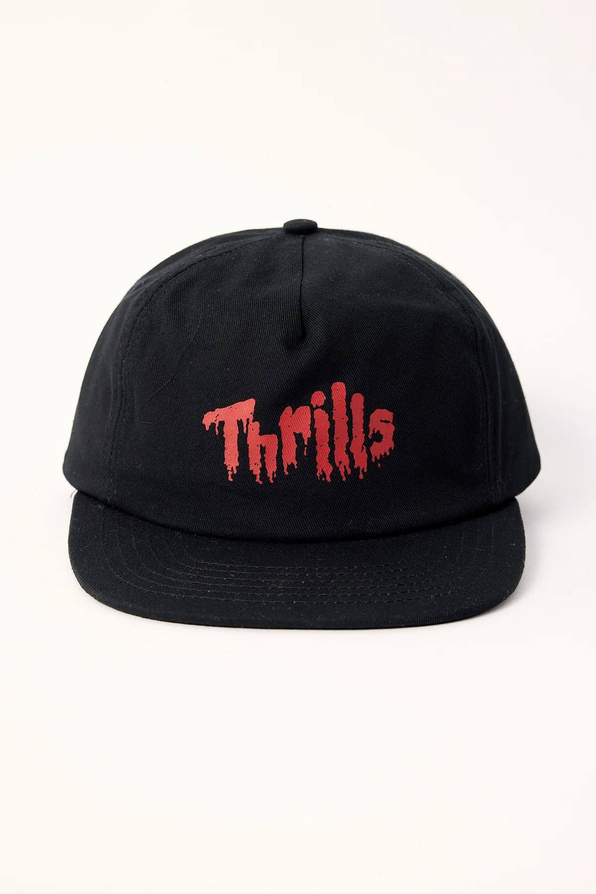 Thrills Once Bitten Twice Shy 5 Panel Cap Black