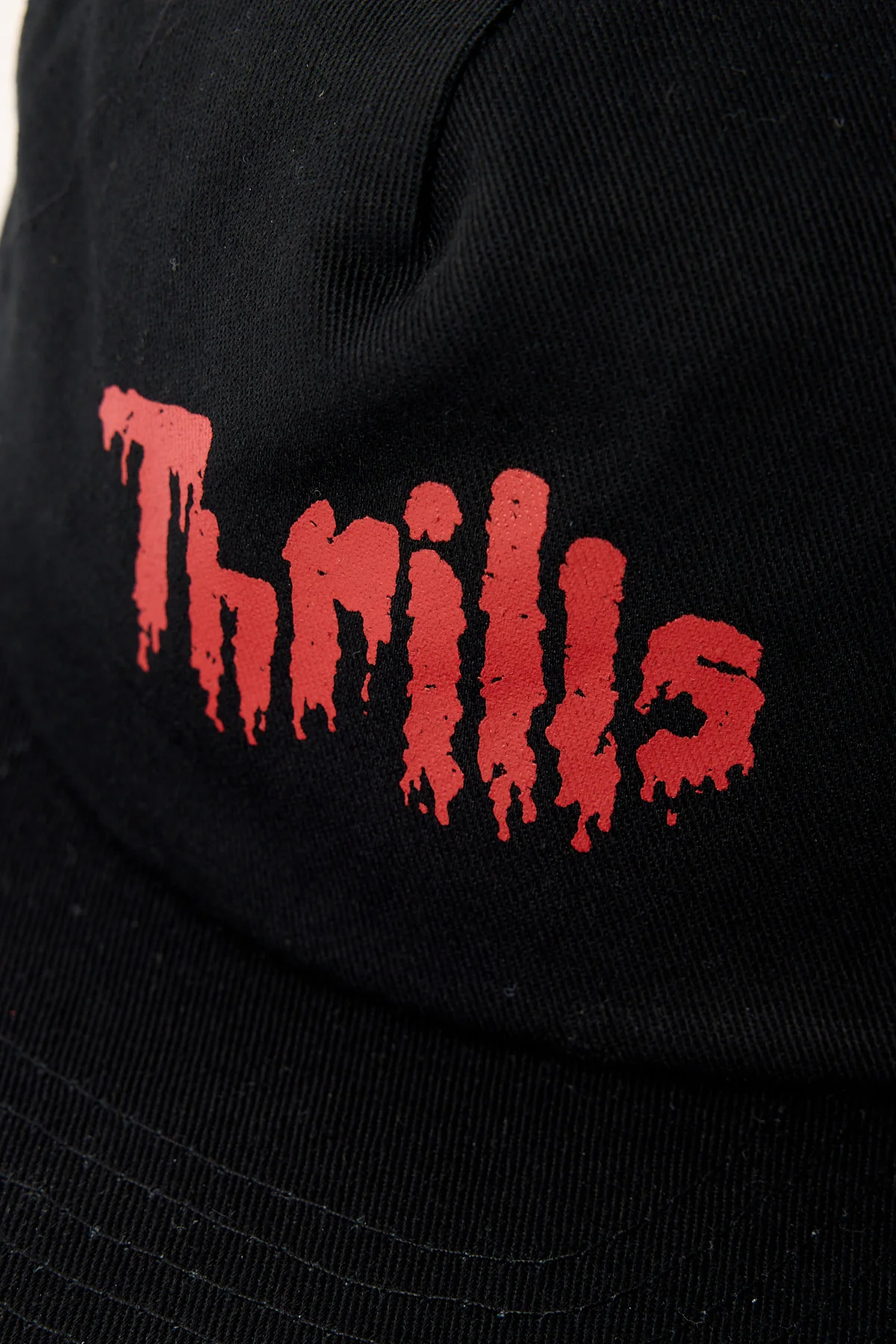 Thrills Once Bitten Twice Shy 5 Panel Cap Black - Image 3