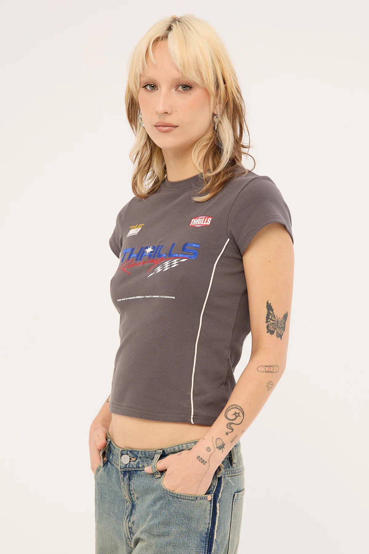 Thrills Overdrive Club Tee Merch Black - Image 5