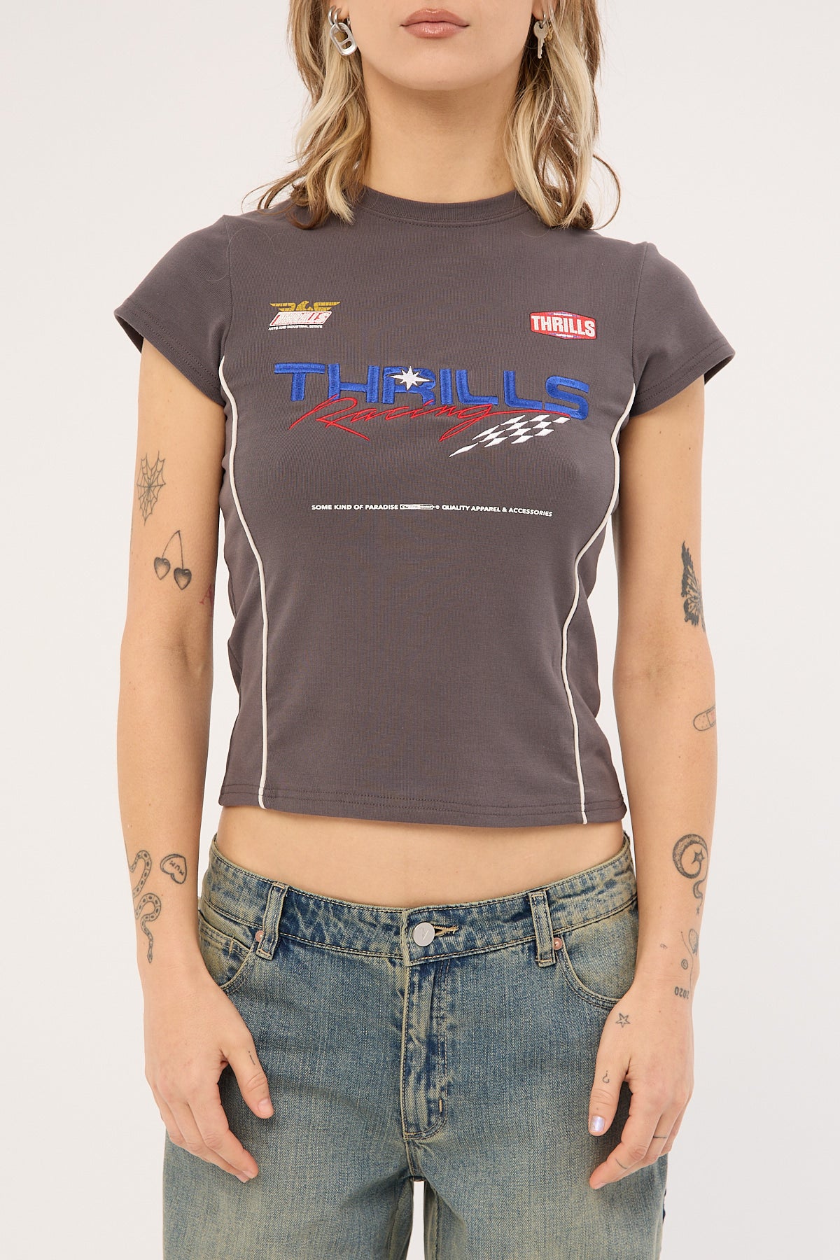 Thrills Overdrive Club Tee Merch Black - Image 8