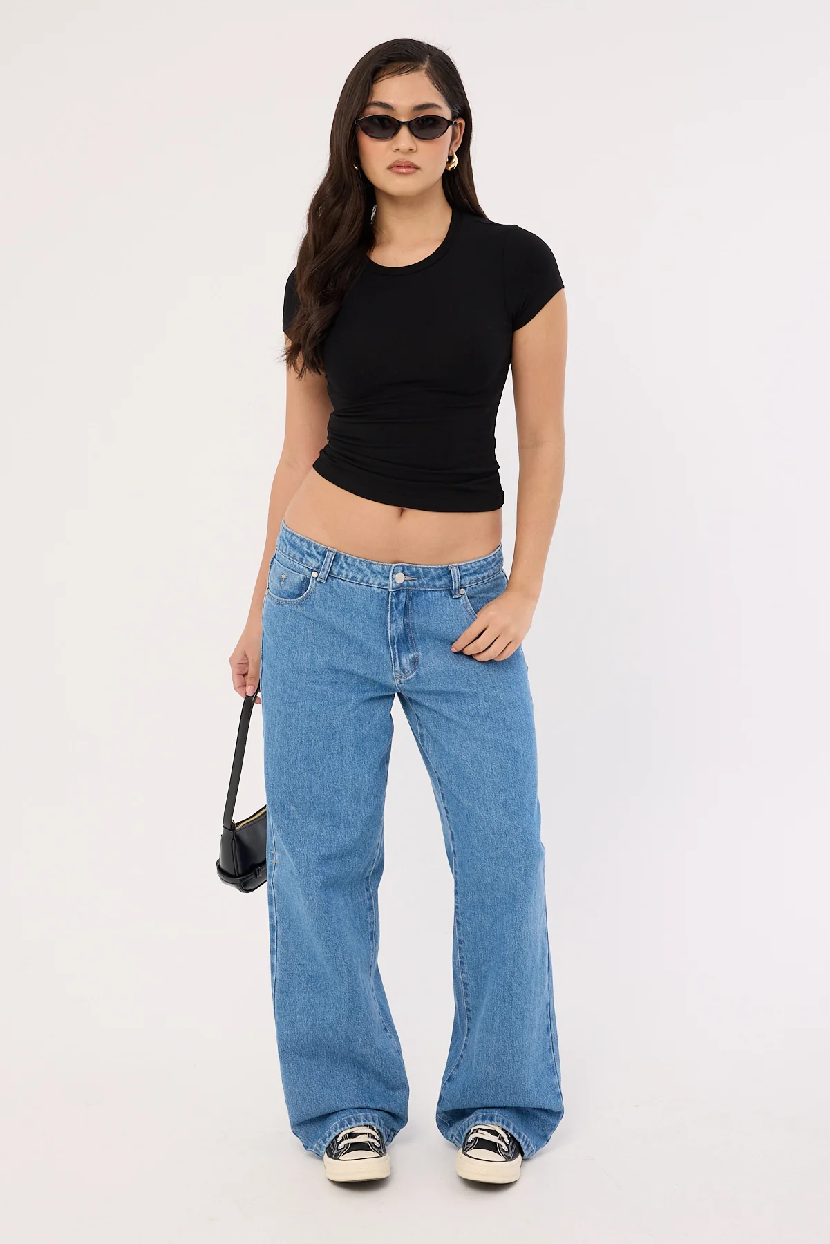 Thrills Parker Low Rise Baggy Jean Vivid Mid Blue - Image 2