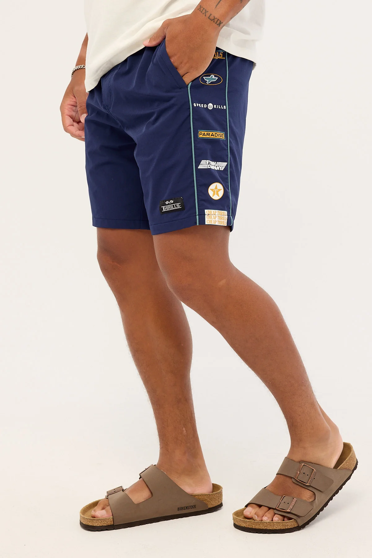 Thrills Rapid Fire Short Navy - Image 3