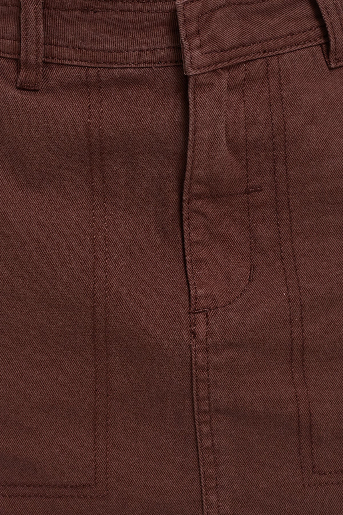Thrills Rift Cargo Mini Skirt Umber - Image 6
