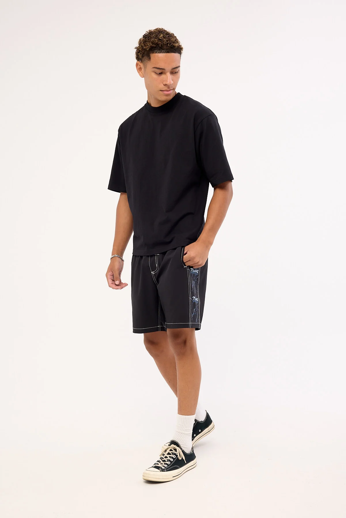 Thrills Run For The Hills Elastic Short Black - Image 4