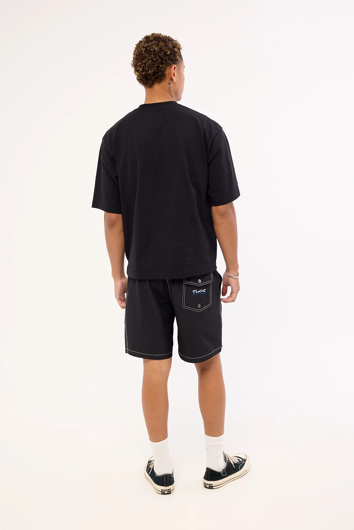Thrills Run For The Hills Elastic Short Black - Image 5