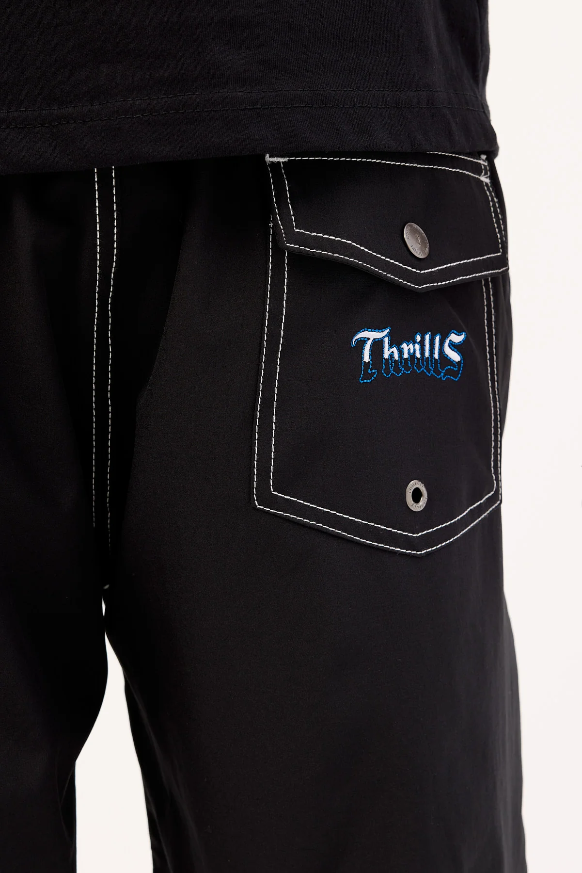 Thrills Run For The Hills Elastic Short Black - Image 7
