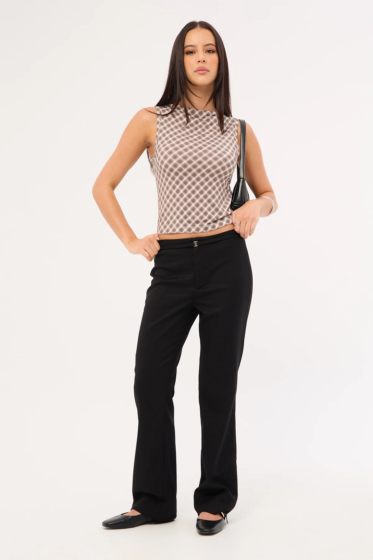 Thrills Sabine Belted Pant Black