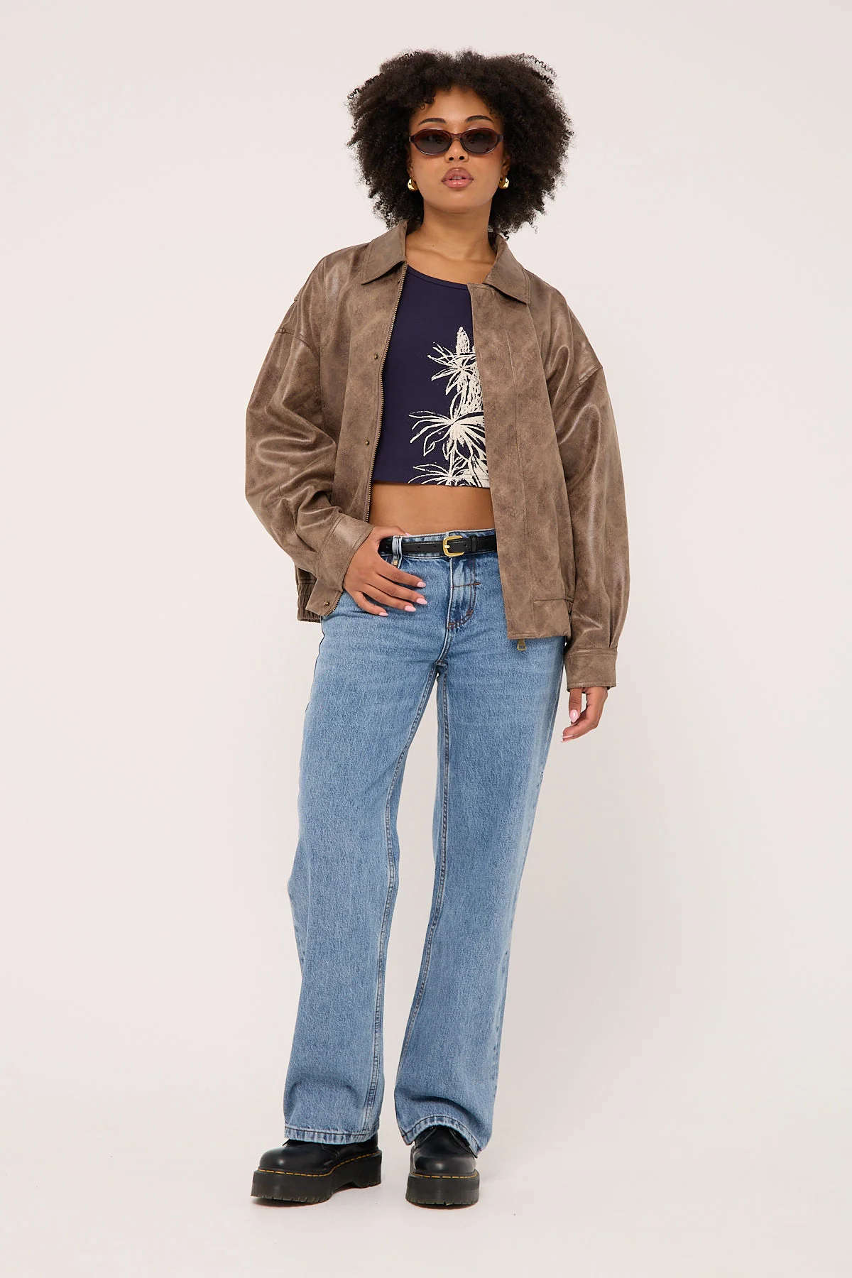 Thrills Saskia Jean Vintage Stone Blue